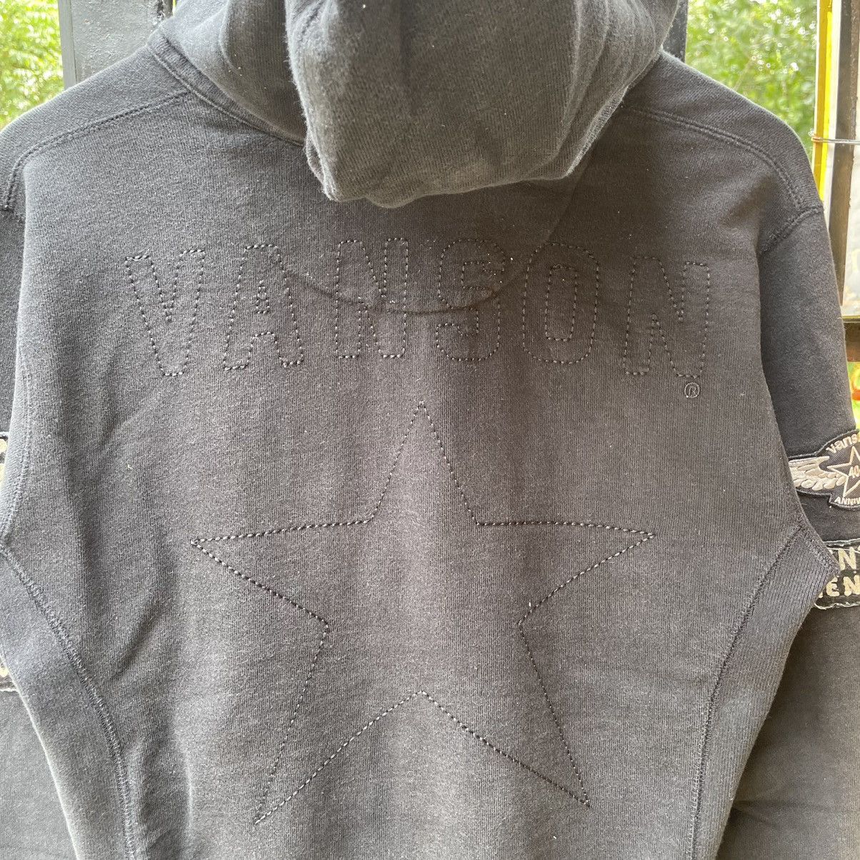 Vanson Leathers 🔥Vintage Vanson Leather Sick Big Spellout Pullover Hoodie Size US S / EU 44-46 / 1 - 7 Thumbnail