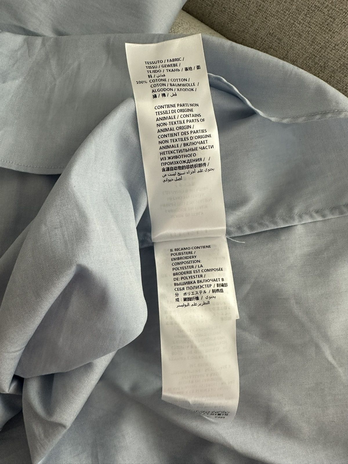 Gucci Gucci Snake Blue Button Up Size US L / EU 52-54 / 3 - 11 Thumbnail