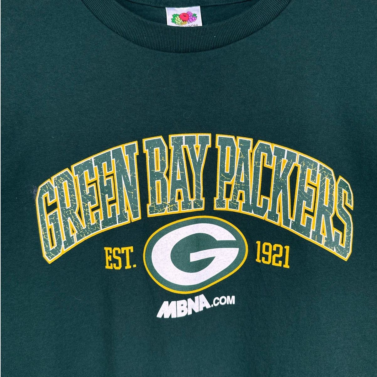 NFL × Vintage VTG 90s Green Bay Packers T Shirt Sz XL Green NFL Football Size US XL / EU 56 / 4 - 5 Thumbnail