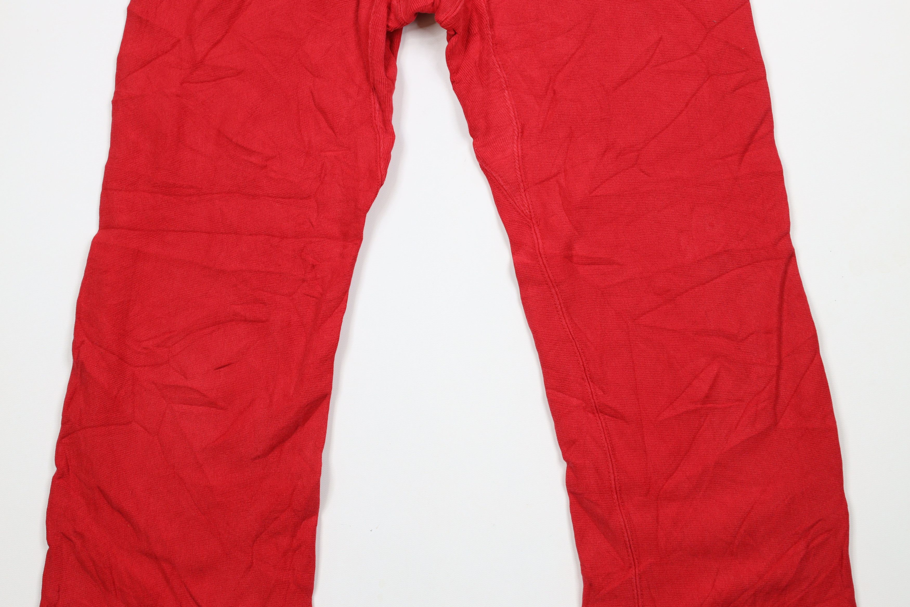Champion Vintage 90s Champion Reverse Weave Gym Sweatpants Red USA Size US 34 / EU 50 - 3 Thumbnail