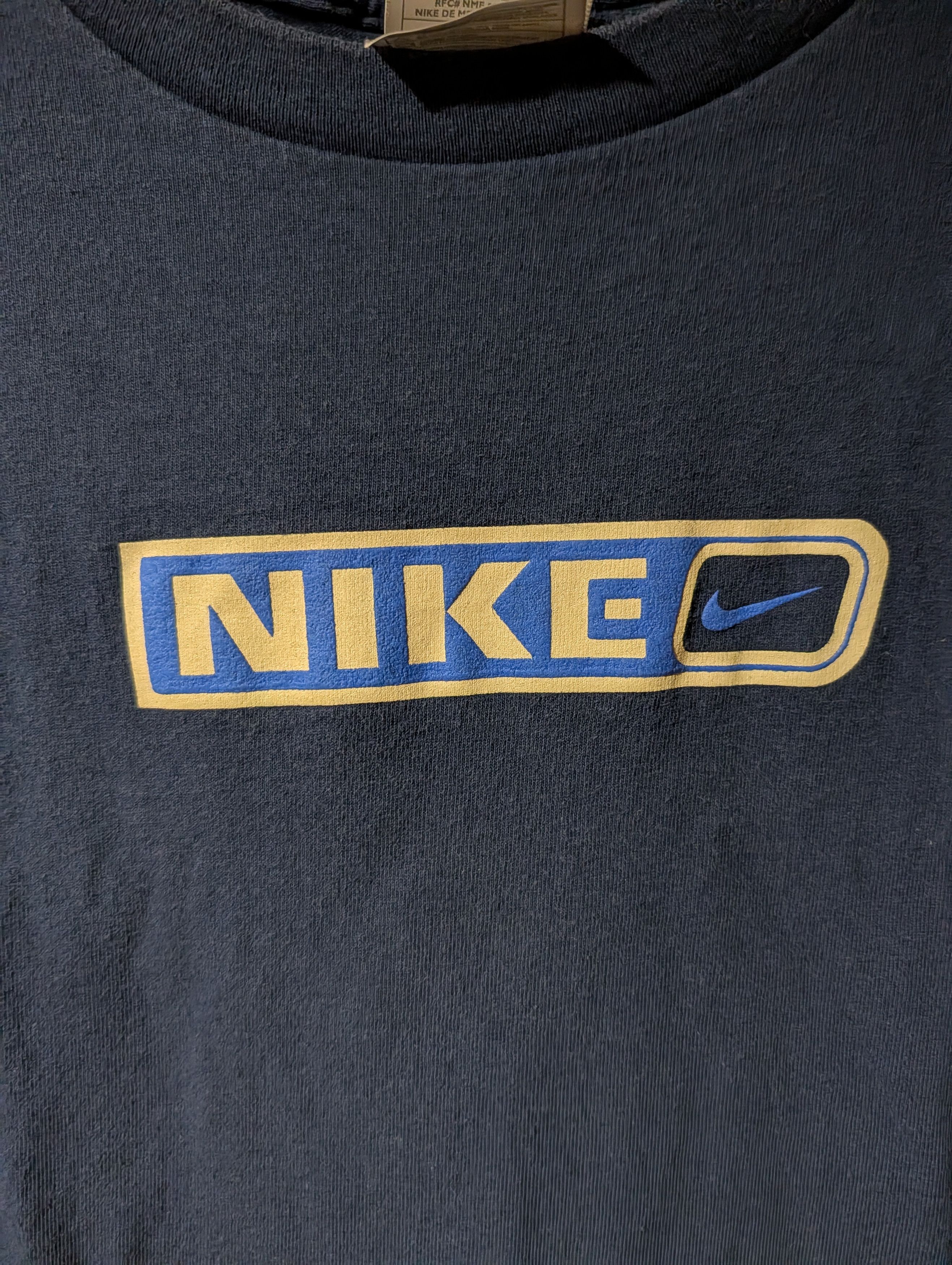 Nike Nike Long Sleeve Shirt Kids XL Vintage Box Logo Tee Size US XL / EU 56 / 4 - 2 Thumbnail