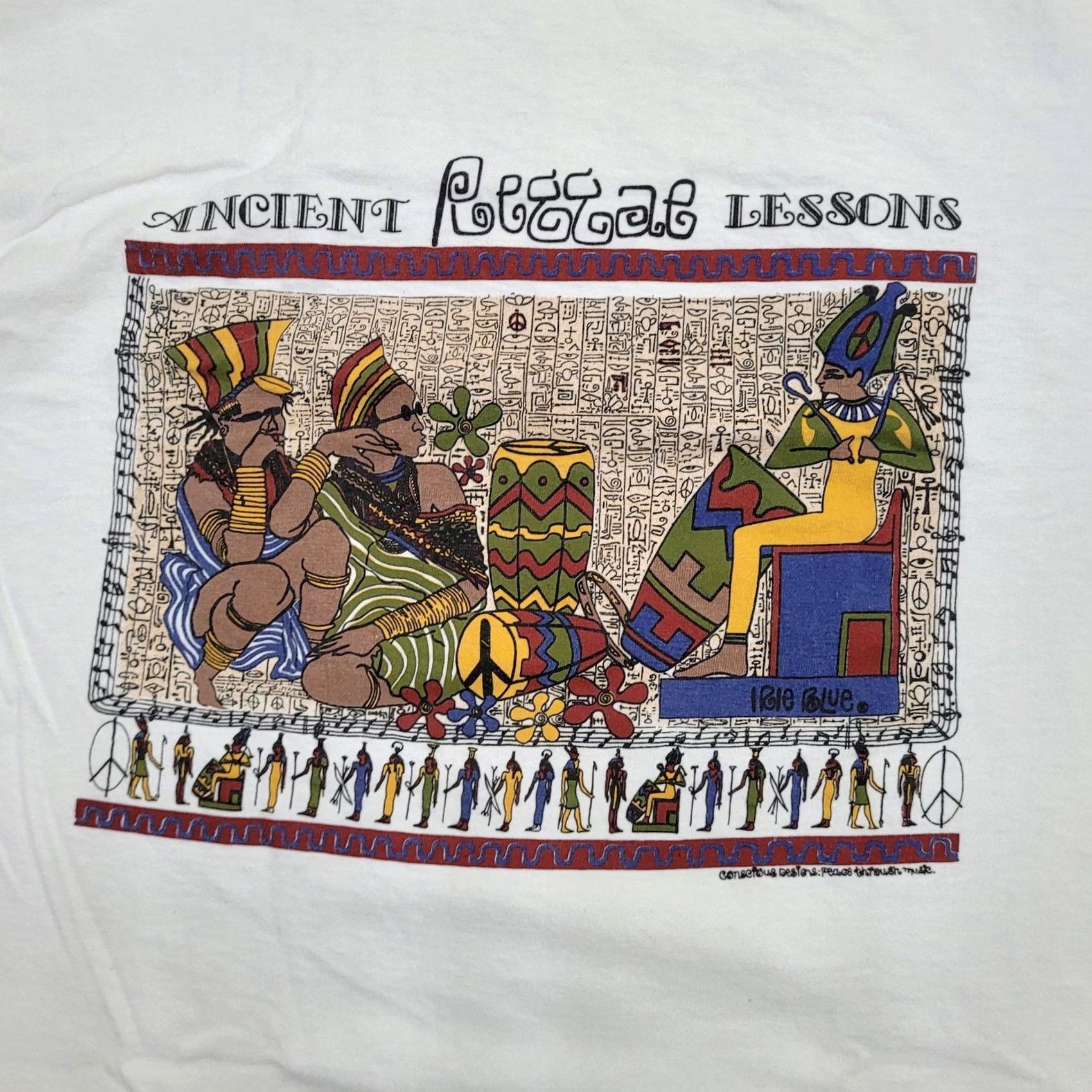 Vintage Irie Blue Vintage 90s Barbados Shirt Women Large White Graphic Size L / US 10 / IT 46 - 6 Thumbnail