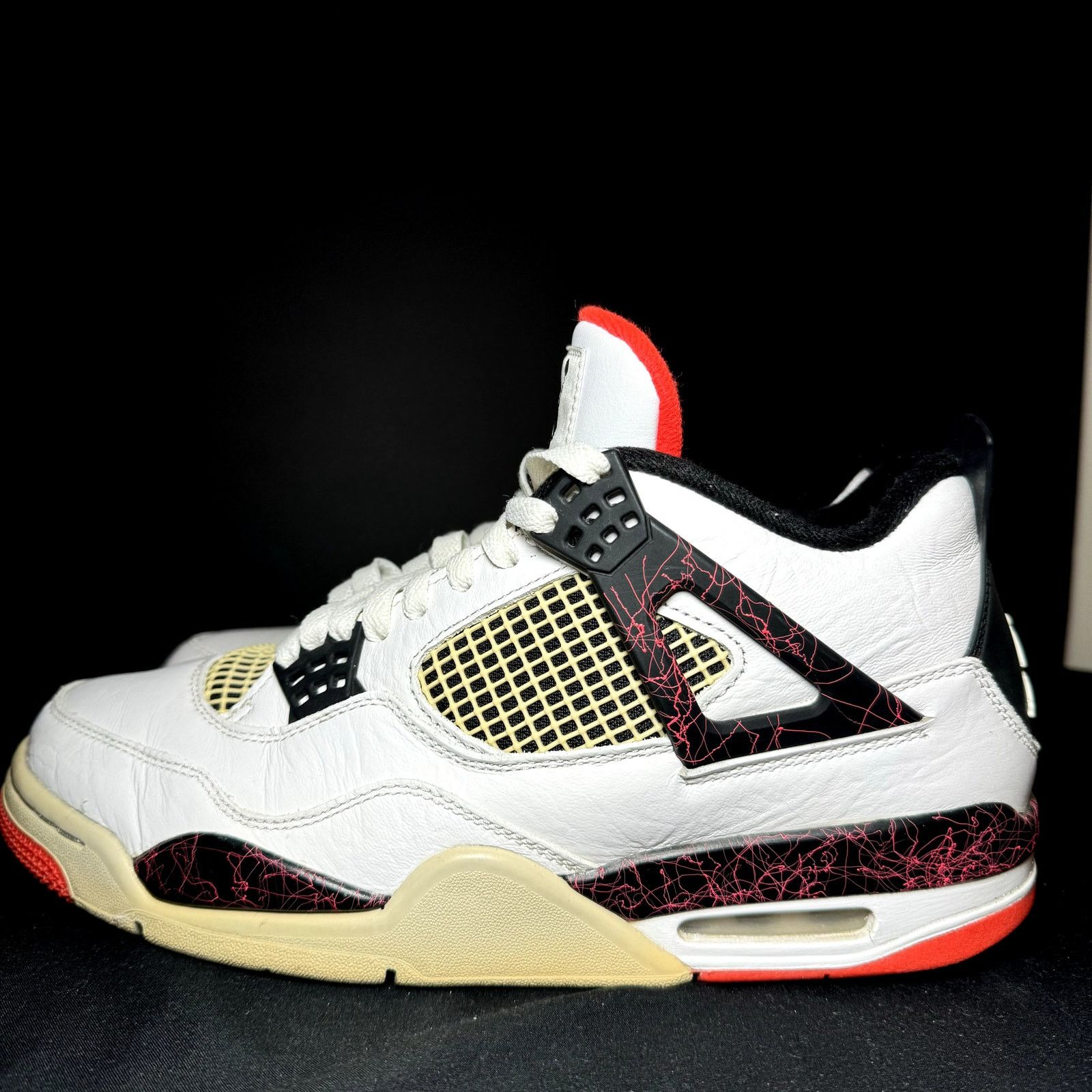 Jordan Brand × Nike Nike Air Jordan 4 Retro Pale Citron Men's Shoes - Size 10.5 Size US 10.5 / EU 43-44 - 9 Thumbnail