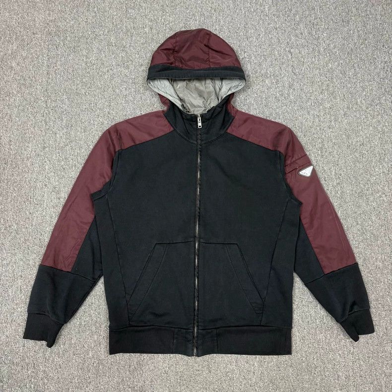 Designer × Luxury × Prada Prada SGV730 Black Nylon Zip GORE-TEX