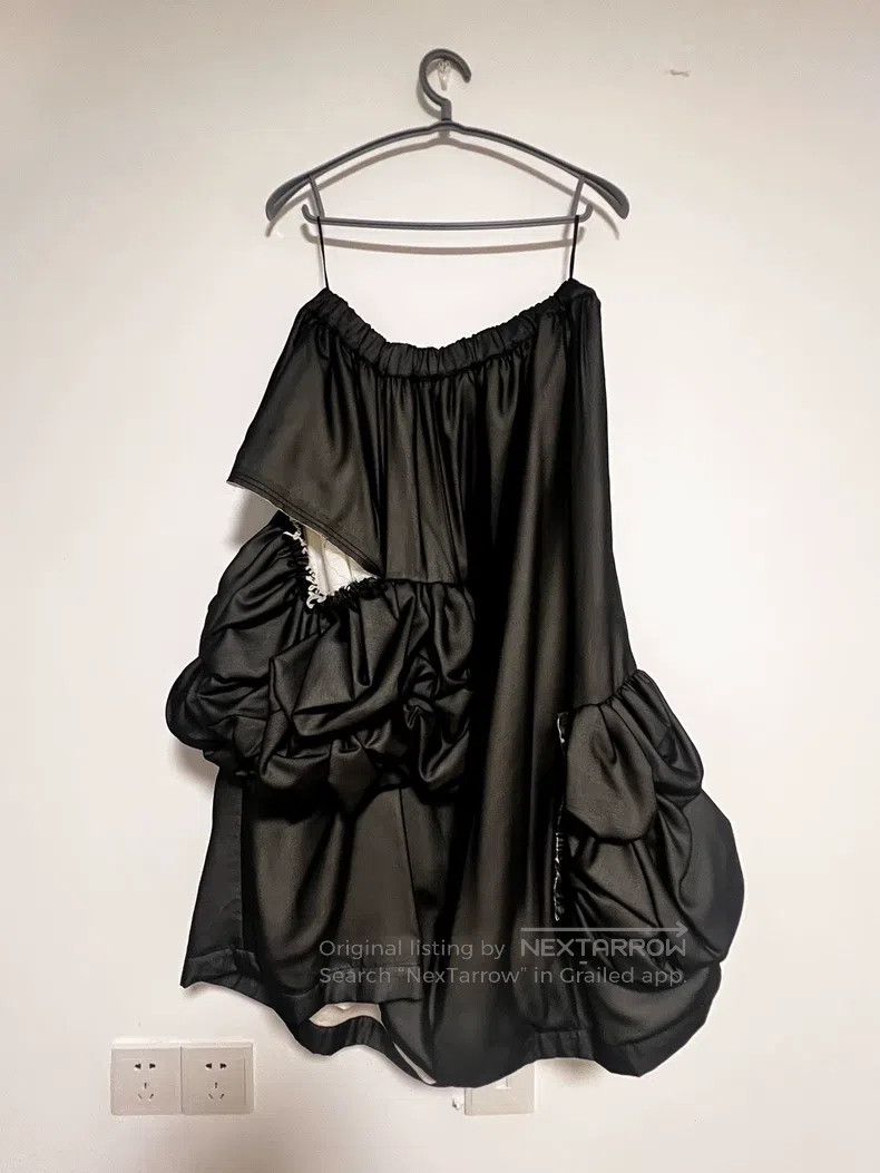 Comme des Garcons Comme Des Garcons size M Black tulle torn three-dimensiona Size 23" - 1 Thumbnail