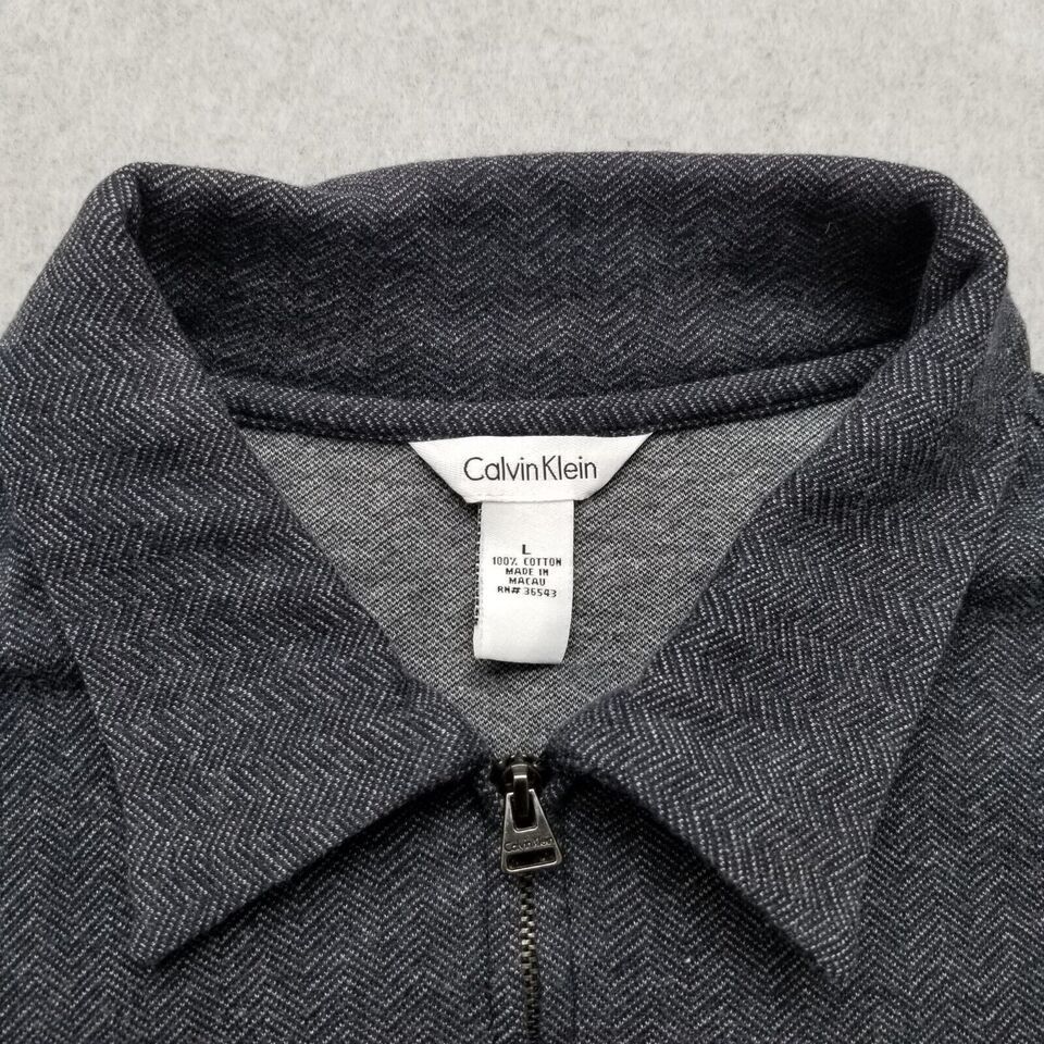 Calvin Klein Calvin Klein Sweater Men Large Long Sleeve Pullover Zip Size US L / EU 52-54 / 3 - 7 Thumbnail