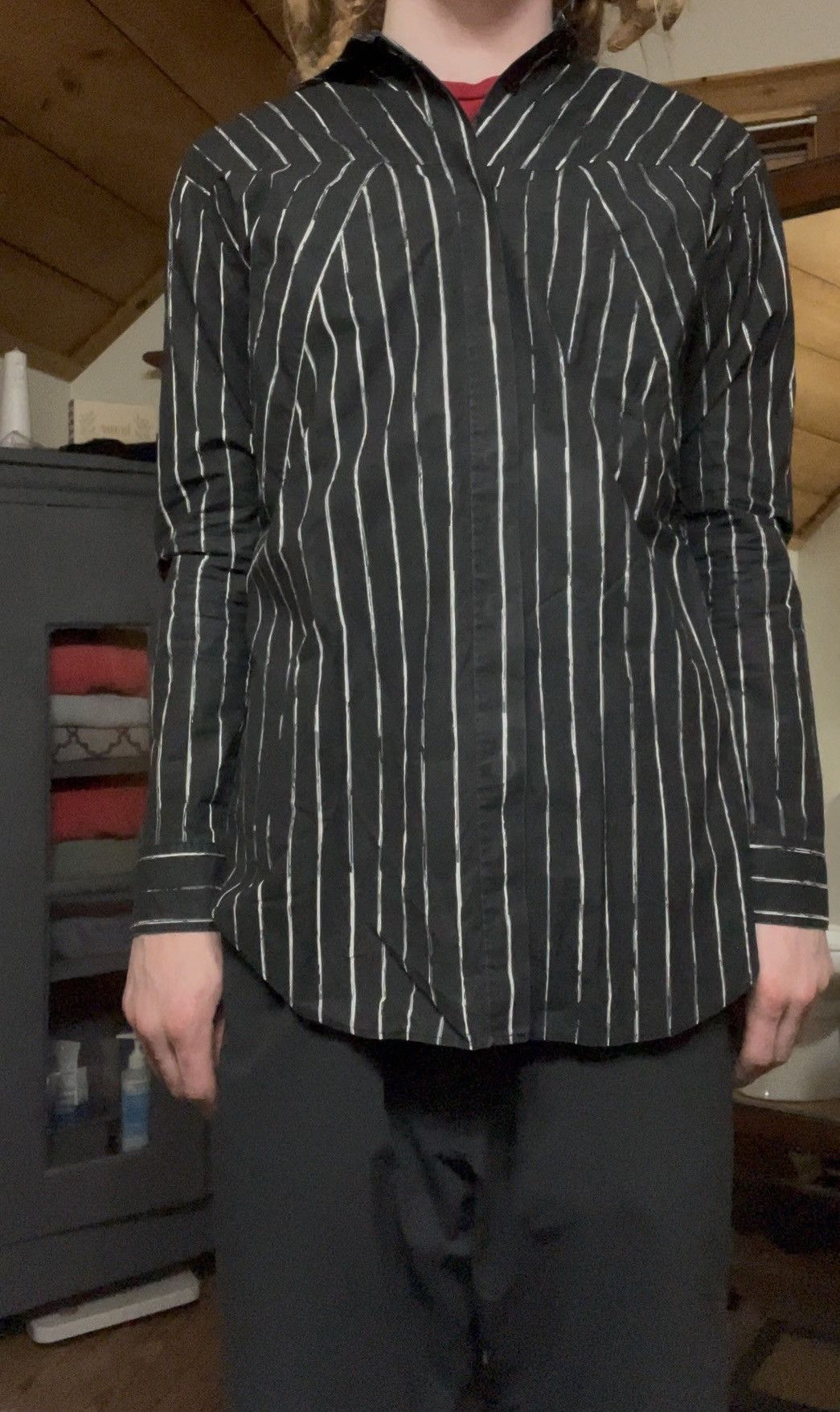 Julius Julius SS19 Seamed Striped Shirt Size US M / EU 48-50 / 2 - 12 Thumbnail