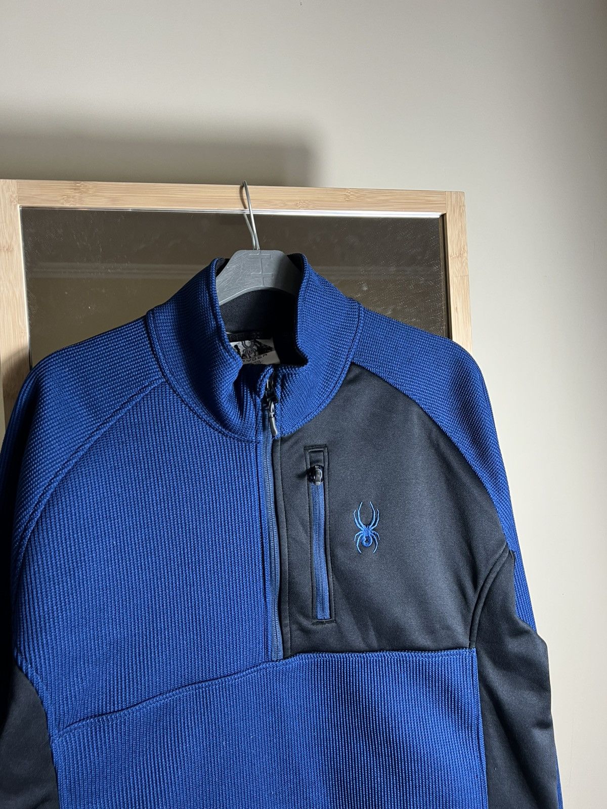 Spyder Spyder Vintage Fleece Pullover BlueBlack Half-Zip XL-Xxl Y2K Size US XL / EU 56 / 4 - 2 Thumbnail
