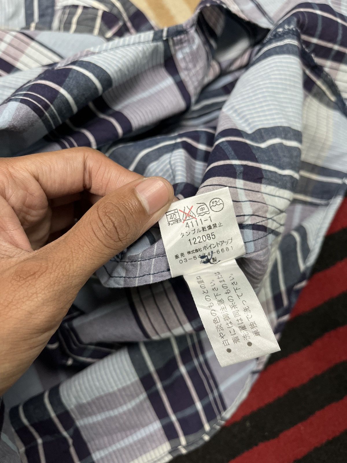 Hai Sporting Gear Hai Sporting Gear By Issey Miyake ZigZag Button Shirt Size US M / EU 48-50 / 2 - 8 Thumbnail