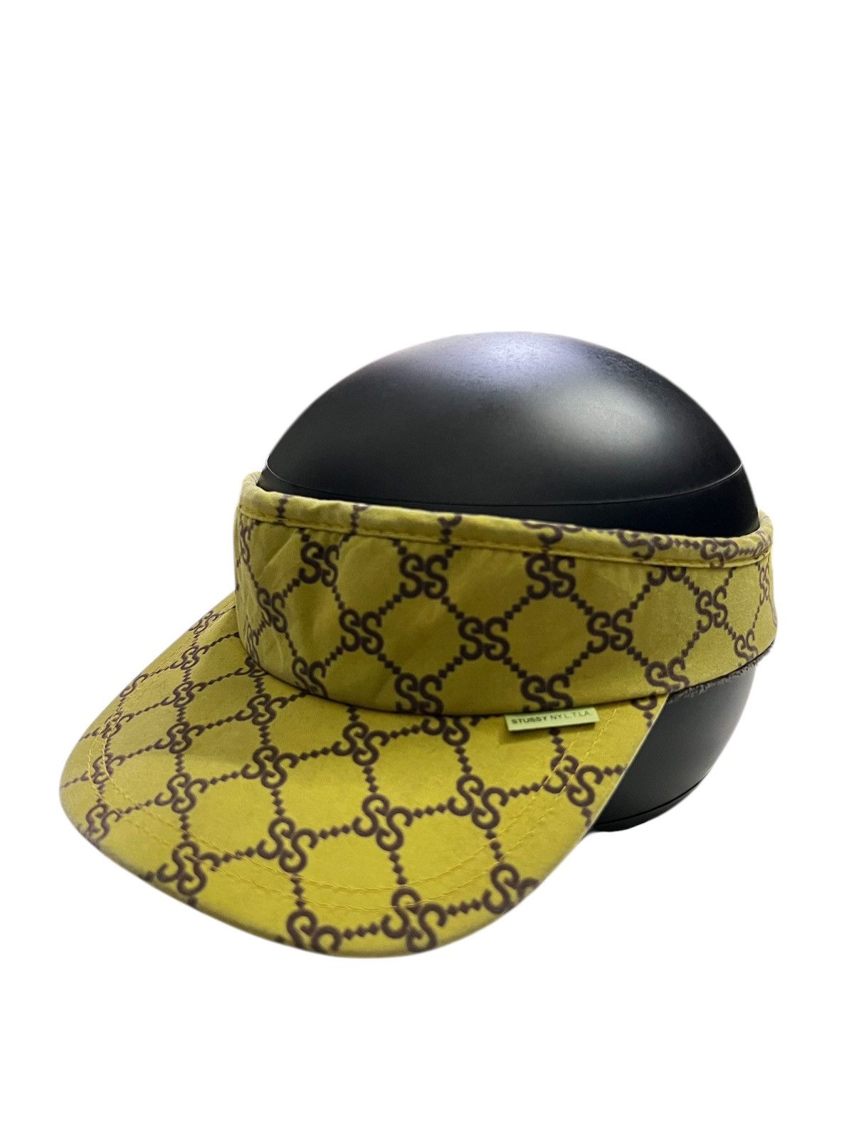 Stussy × Vintage Vintage 1990's Stussy SS Monogram Visor Hat Size ONE SIZE - 2 Thumbnail