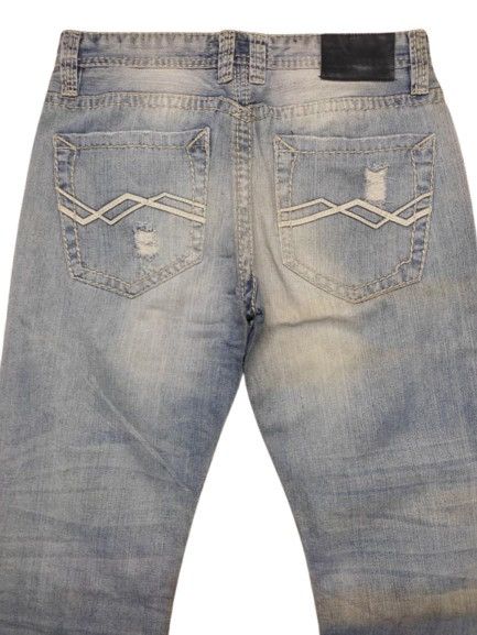 Japanese Brand VINTAGE BLACK PREMIUM JEANS DISTRESSED STYLE Size US 34 / EU 50 - 4 Thumbnail
