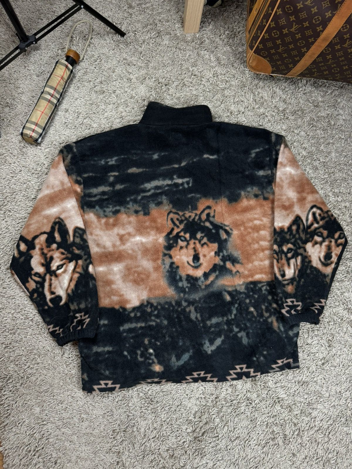 Vintage Vintage fleece with Woolfs original outdoors item Size US XXL / EU 58 / 5 - 3 Thumbnail