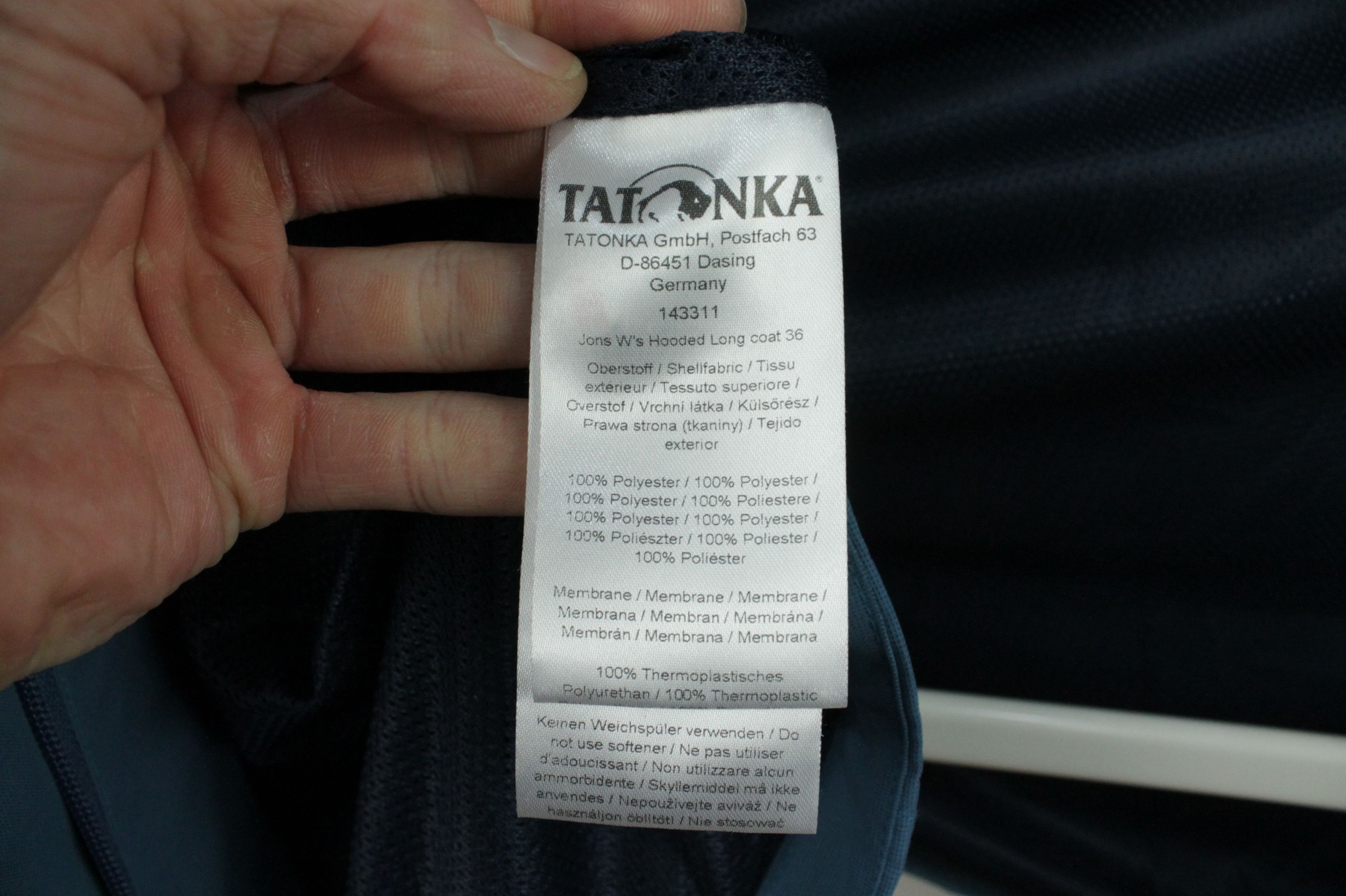 Other Tatonka Jons Women's Hooded Rain Coat Size S / US 4 / IT 40 - 9 Thumbnail