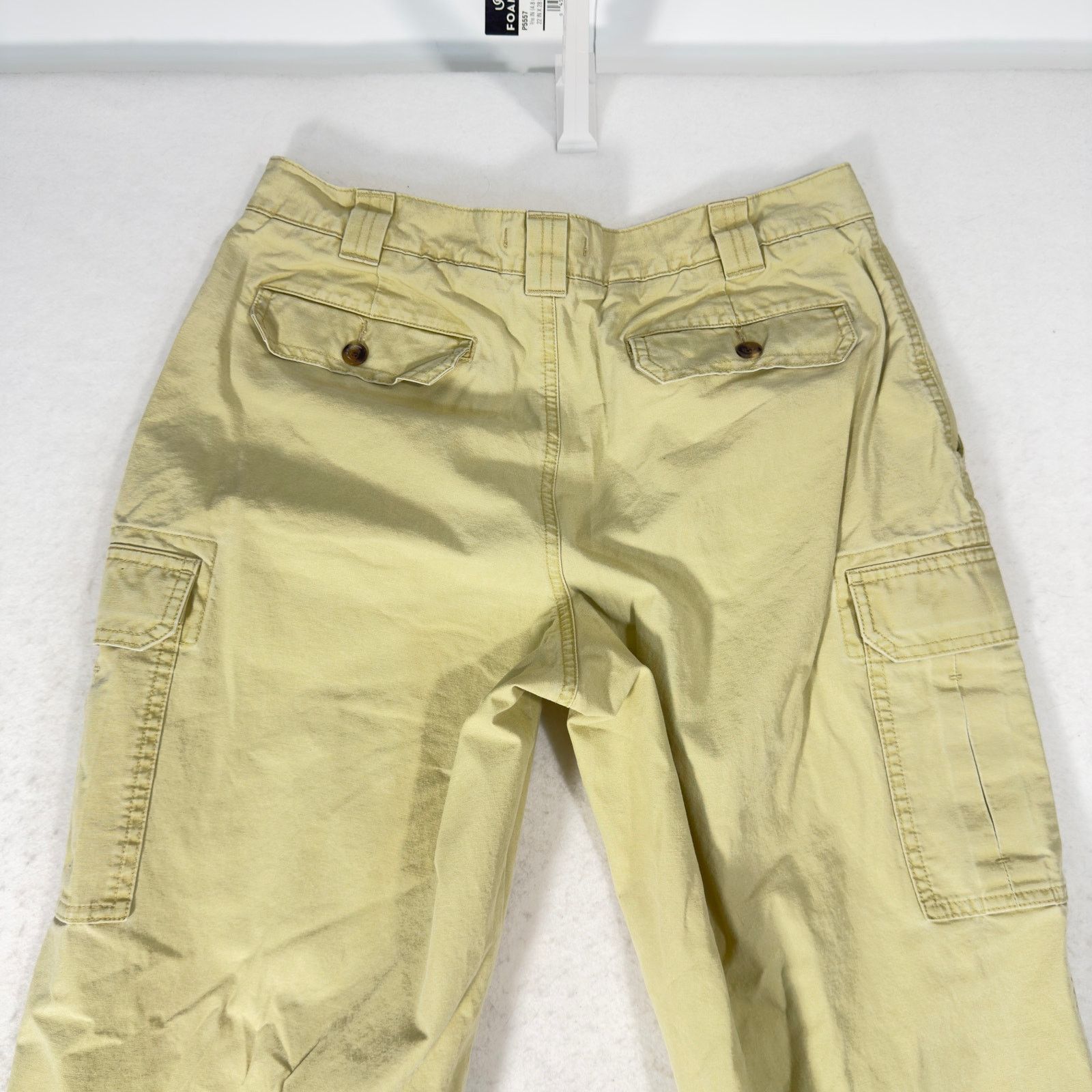 L.L. Bean LL Bean Classic Fit Cargo Pant W33 L30 301315 Cream Tropic Size US 33 - 13 Thumbnail