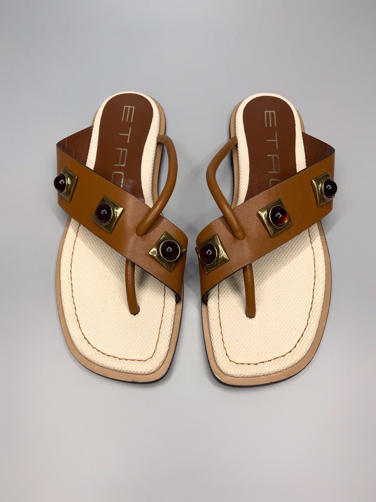 Designer × Etro Etro Sandals Size US 10 / IT 40 - 2 Thumbnail