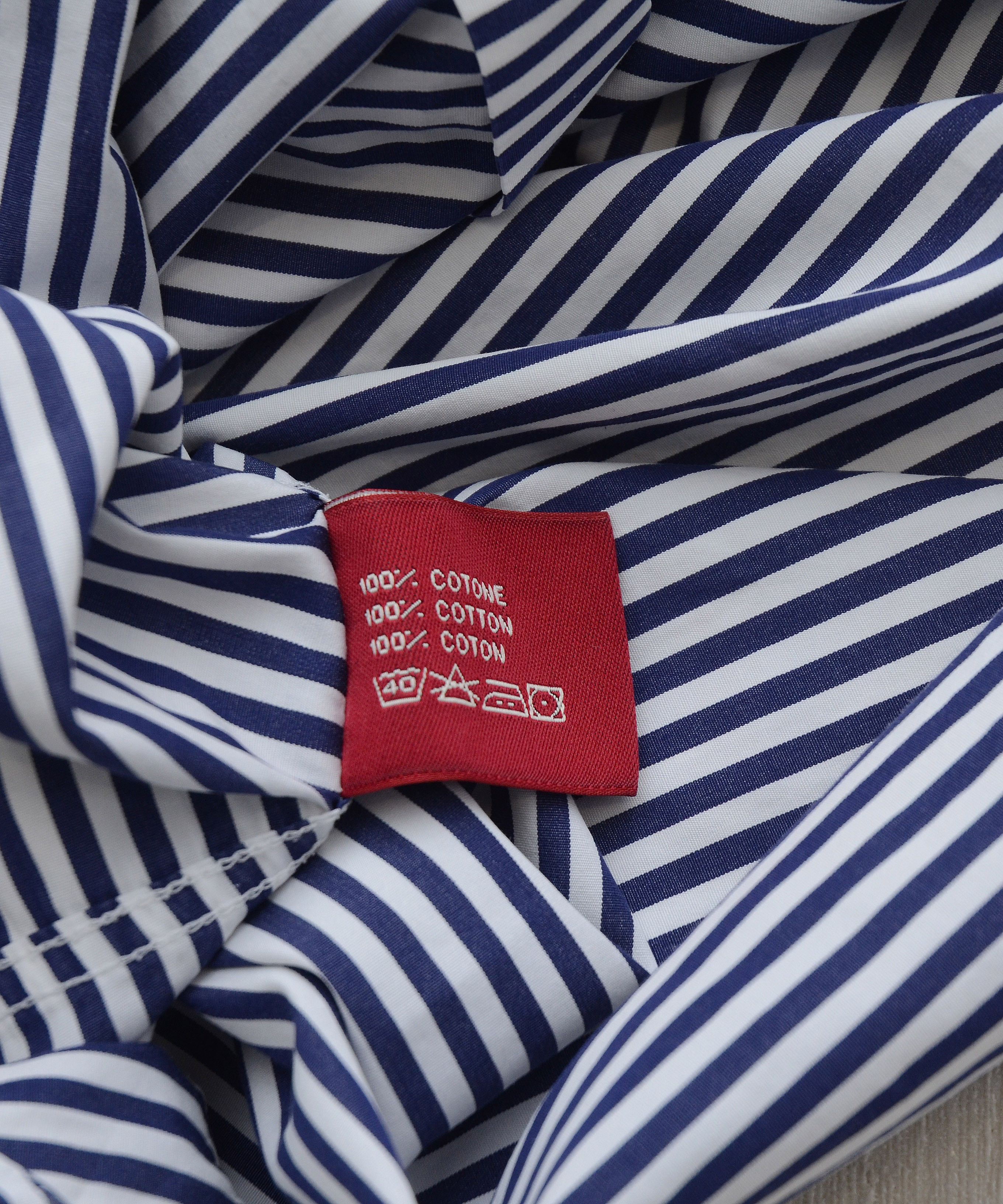 Boggi Boggi Luxury Long Sleeve Button Up Striped Shirt Size US M / EU 48-50 / 2 - 9 Thumbnail