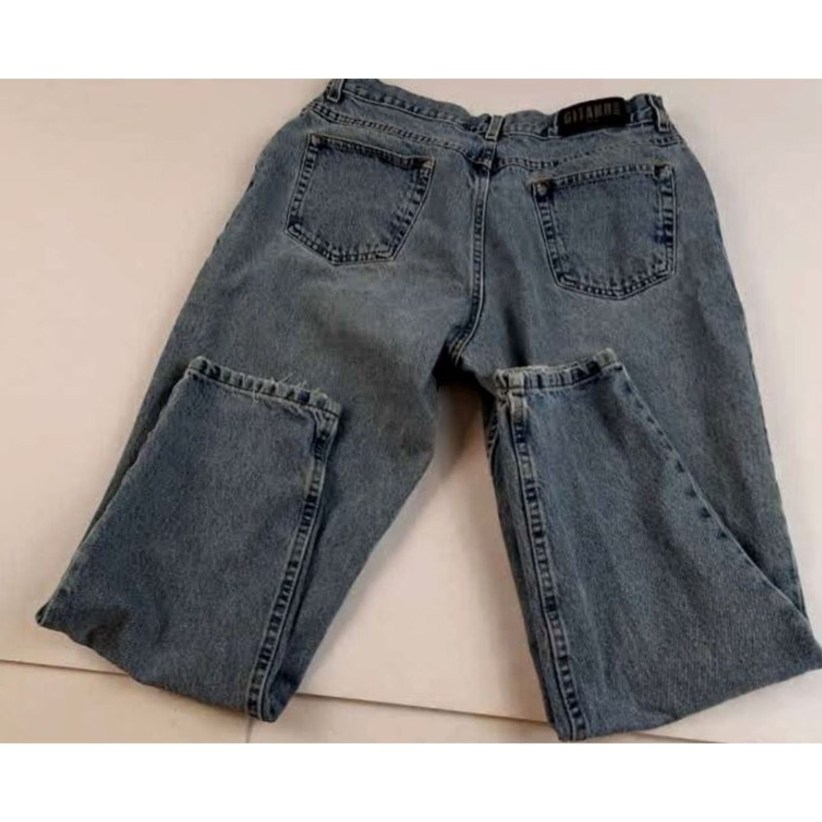 Vintage Gitano Mom Jeans 15 Petites Women Jeans Blue Light Wash 32-28 28in Inseam Womens Size 36" / US 14 / IT 50 - 6 Thumbnail