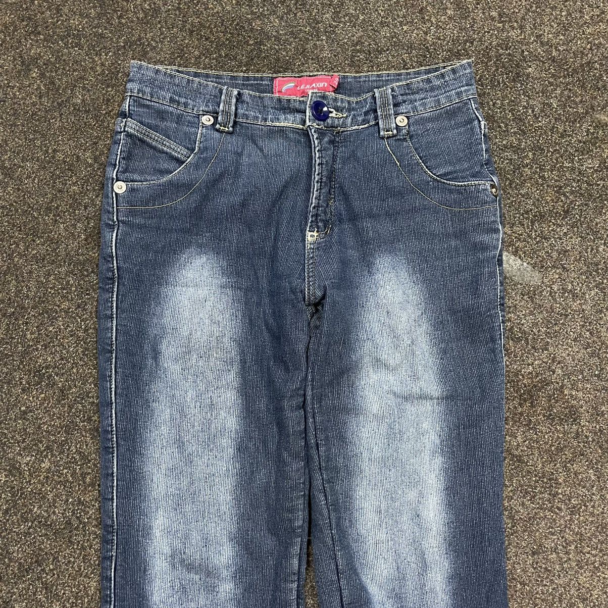 Vintage Vintage Y2K Baggy Flared Jeans Sun Faded Skate Graphic 32 Size 32" / US 10 / IT 46 - 4 Thumbnail