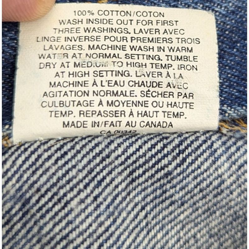 Levi's × Levi's Vintage Clothing × Vintage Vintage Levis 619 Made in Canada Orange Tab Blue Jeans Size US 36 / EU 52 - 6 Thumbnail