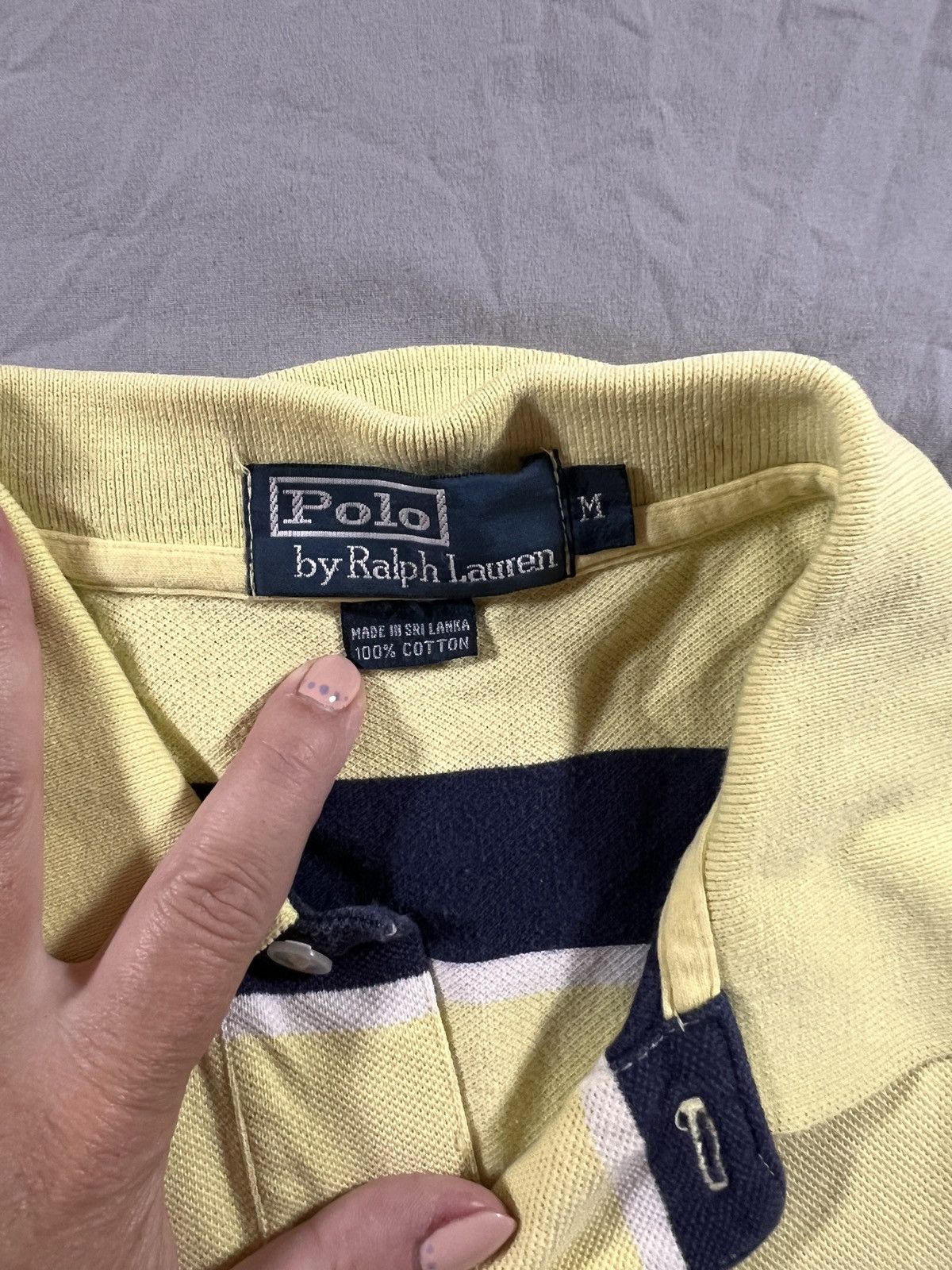 Polo Ralph Lauren Polo Ralph Lauren Vintage Golf Rugby Shirt Size Large Size US L / EU 52-54 / 3 - 3 Thumbnail