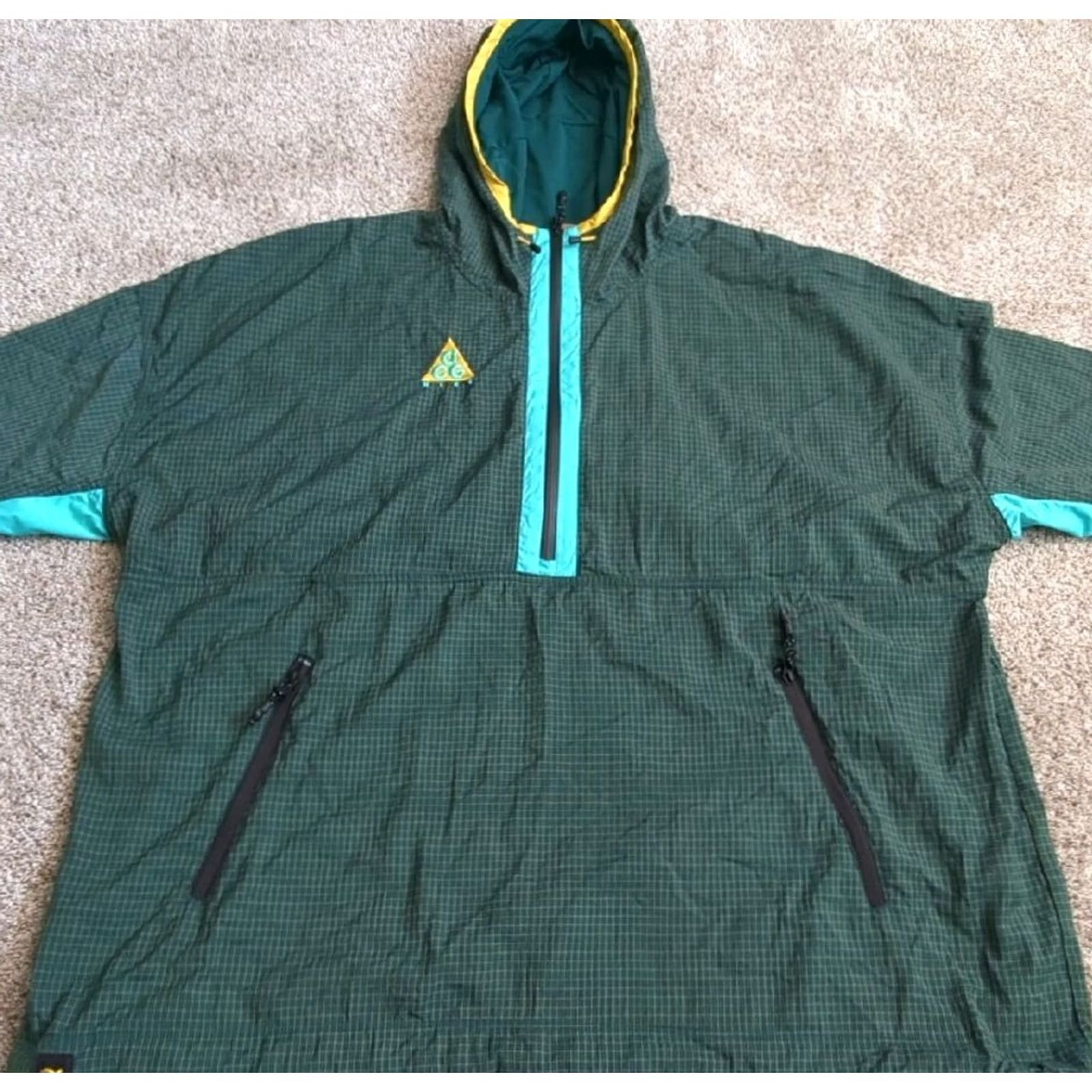 Nike ACG Nike ACG Lab Oversized Anorak Hooded Jacket 1/2 Zip Check XL/2X Pullover Size US XL / EU 56 / 4 - 2 Thumbnail