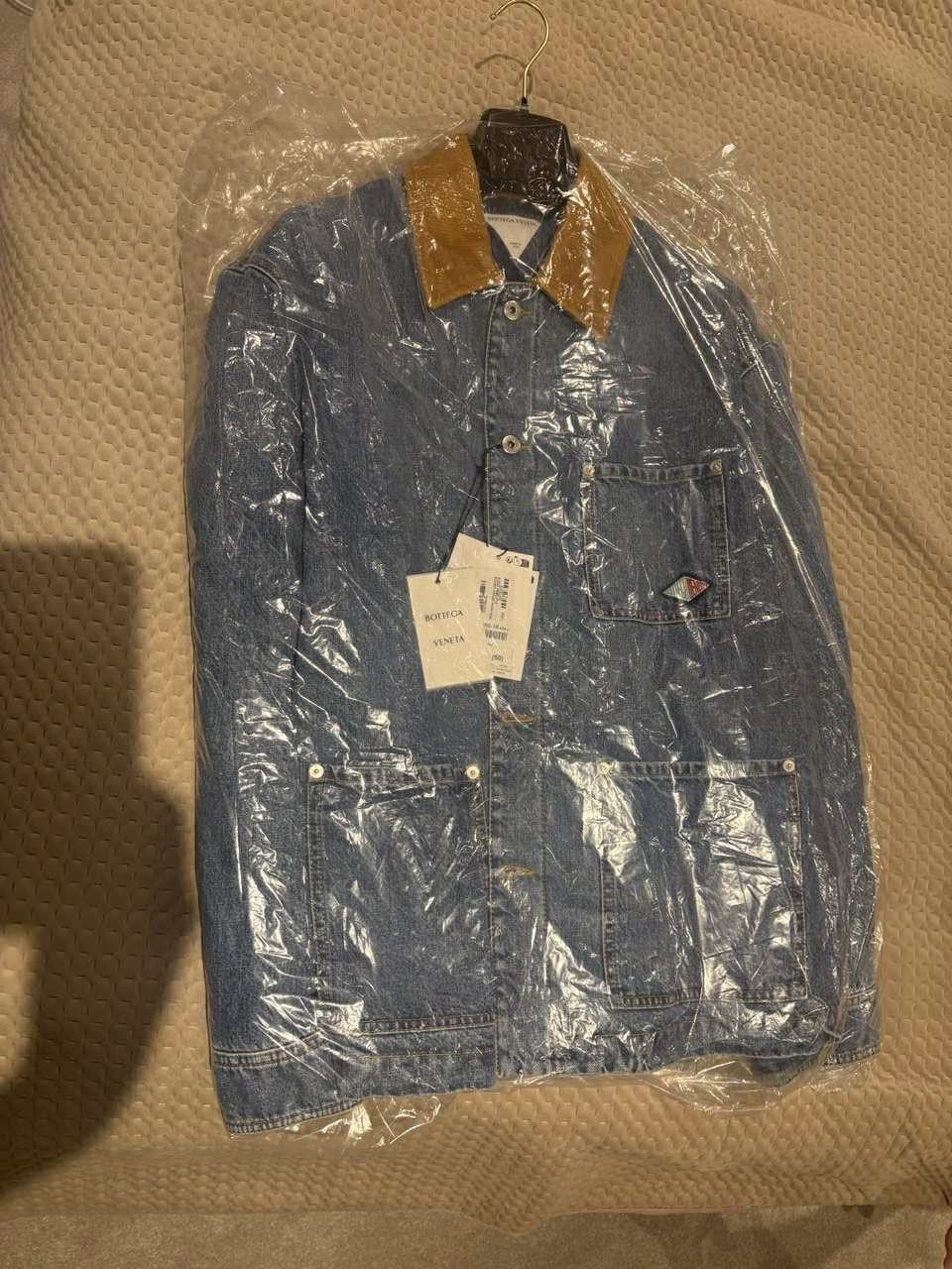Bottega Veneta Bottega Veneta Long Sleeved Padded Denim Jacket Size US M / EU 48-50 / 2 - 3 Thumbnail