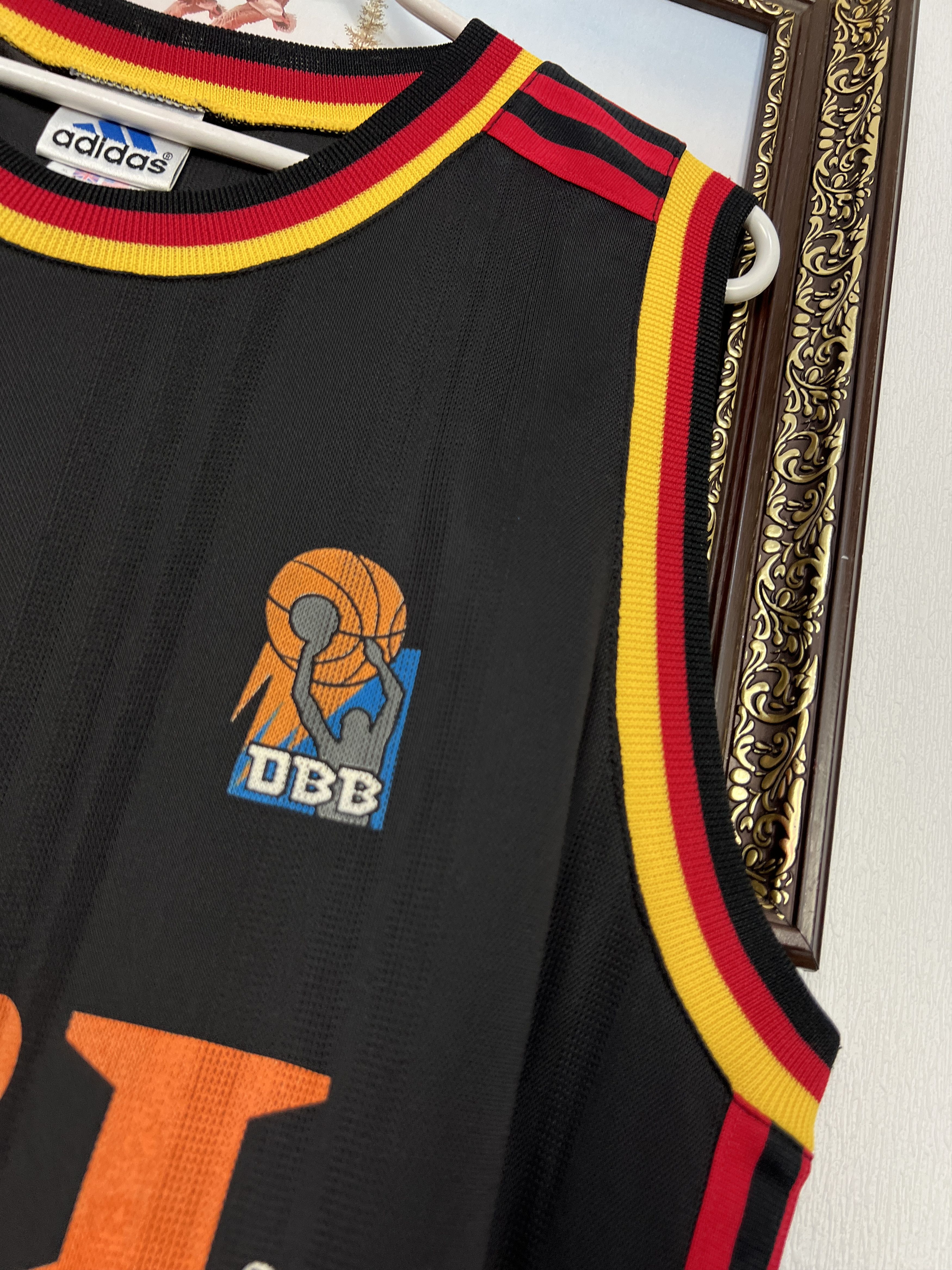 Adidas Vintage 90's Adidas FIBA Germany Basketball Jersey Size US XL / EU 56 / 4 - 4 Thumbnail