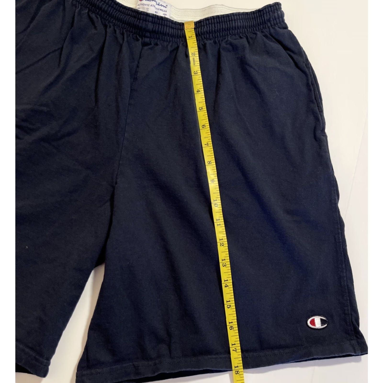 Champion Champion Mens Shorts Pocket Cross Training Gym Workout Running Sports Navy L Size US 33 - 7 Thumbnail