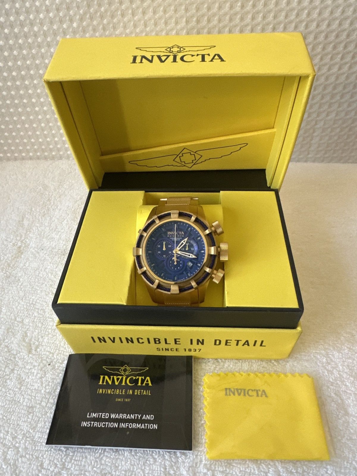 Invicta Invicta 19521 Bolt Quartz Chronograph Blue Dial Dive Watch Size ONE SIZE - 2 Thumbnail