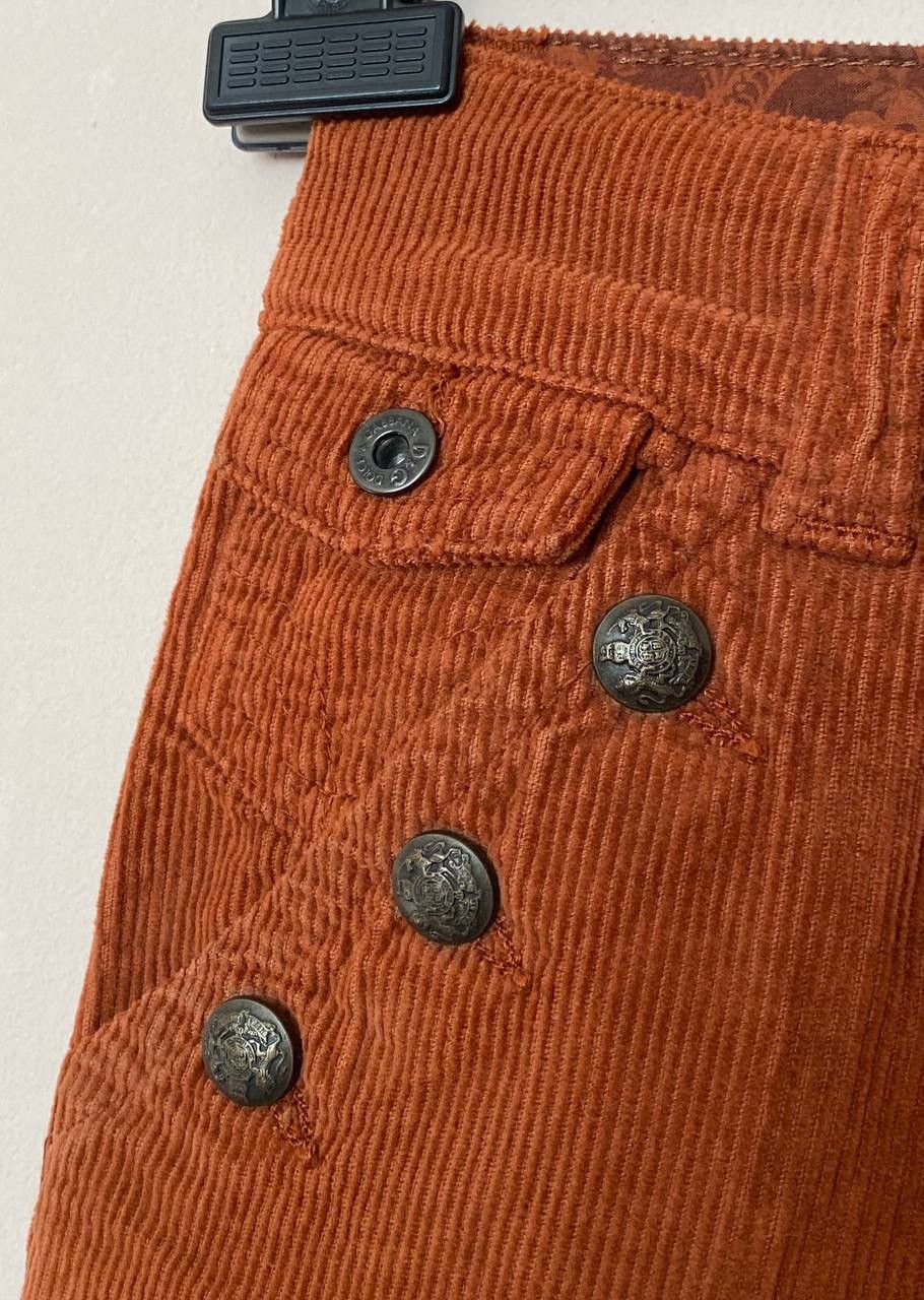 Dolce & Gabbana Dolce & Gabbana Jeans Big Logo Velvet Size 25" / US 0 / IT 36 - 8 Thumbnail