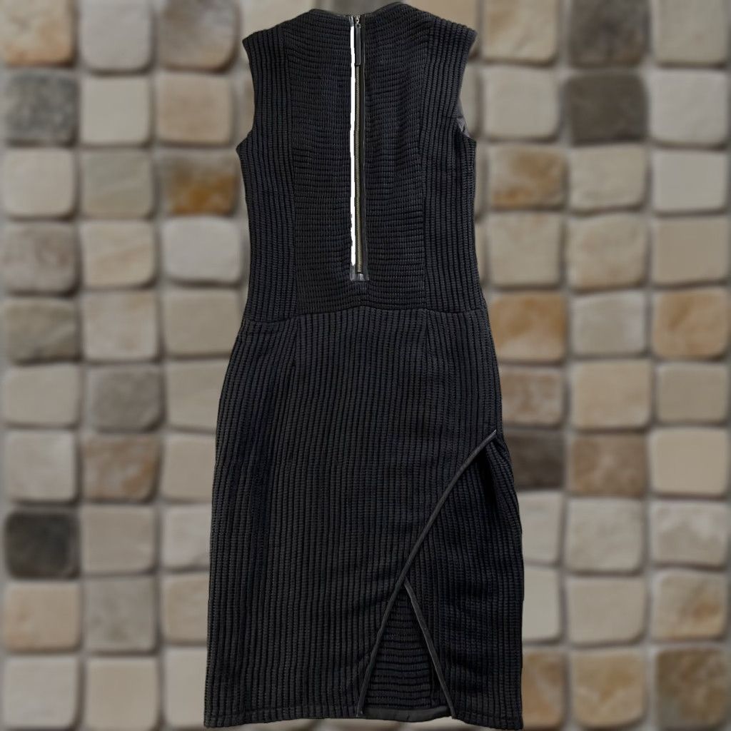 Helmut Lang VINTAGE Helmut Lang Sleeveless Midi Dress Bodycon Black Size 4 Womens Size S / US 4 / IT 40 - 1 Thumbnail