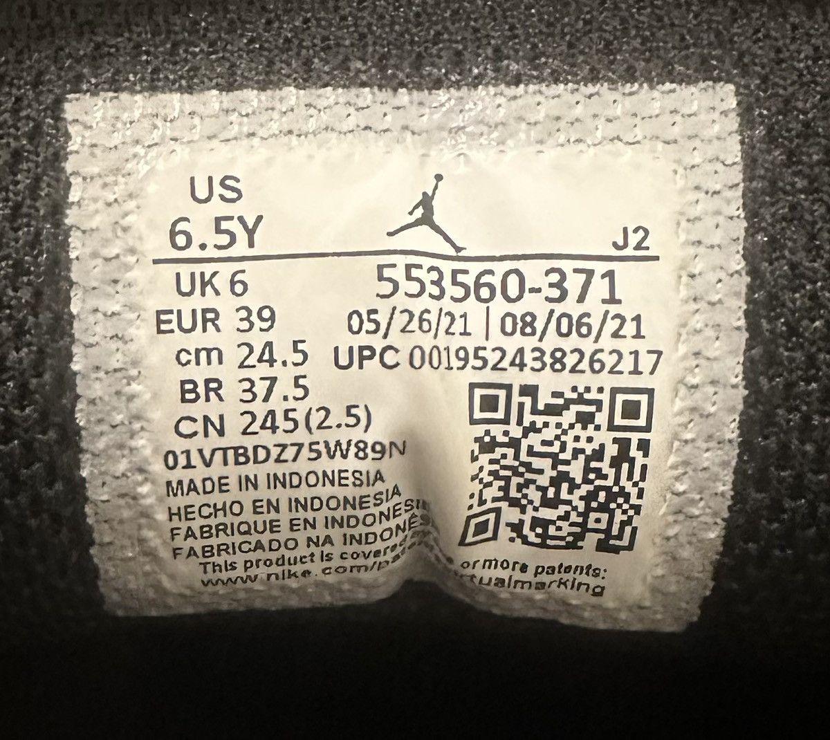 Jordan Brand Nike Air Jordan 1 Low “Green Toe” Sz 6.5y Size US 6.5 / EU 39-40 - 5 Thumbnail