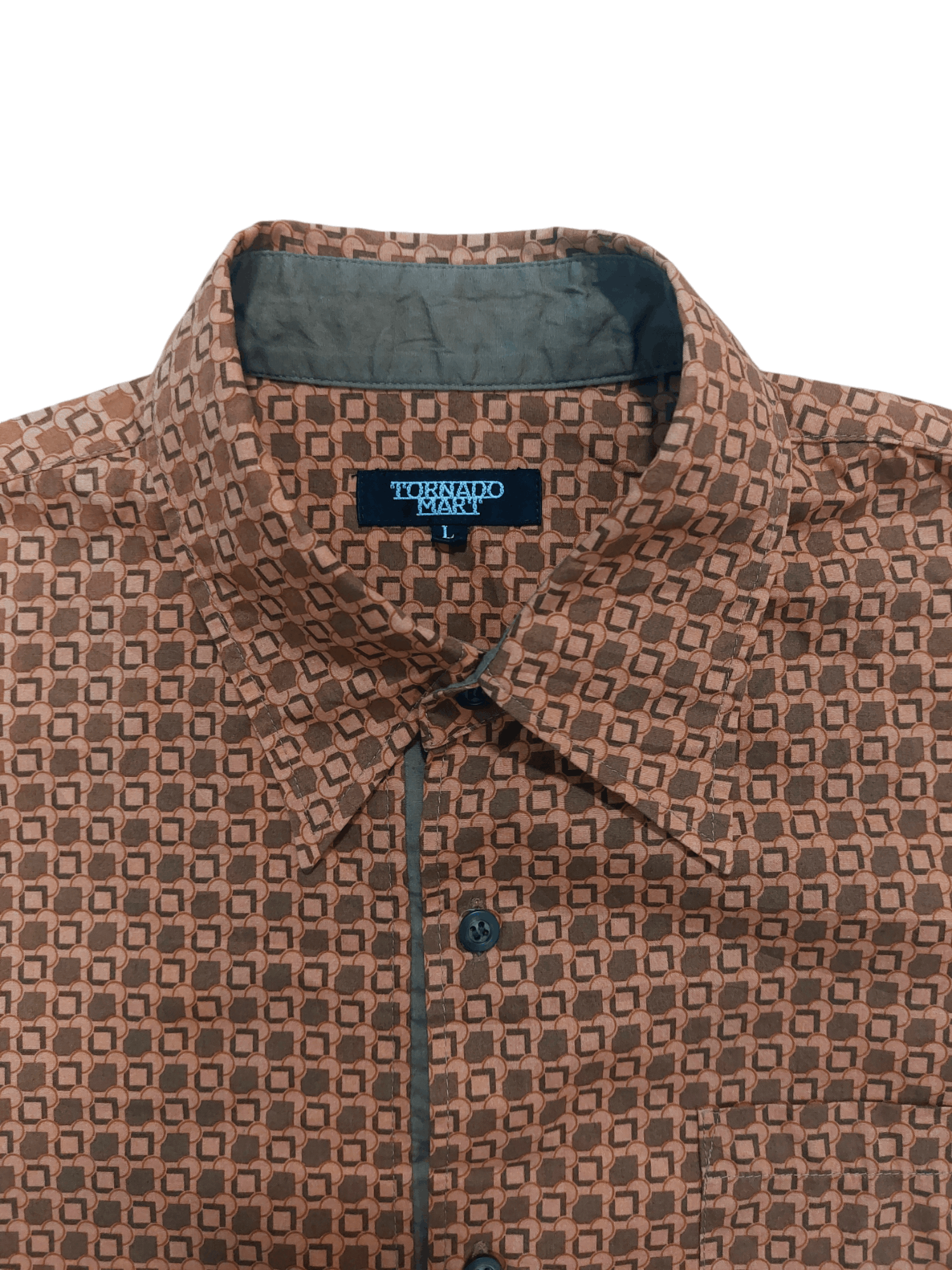 Tornado Mart Tornado Mart Japan Monogram Shirt Size US L / EU 52-54 / 3 - 8 Thumbnail