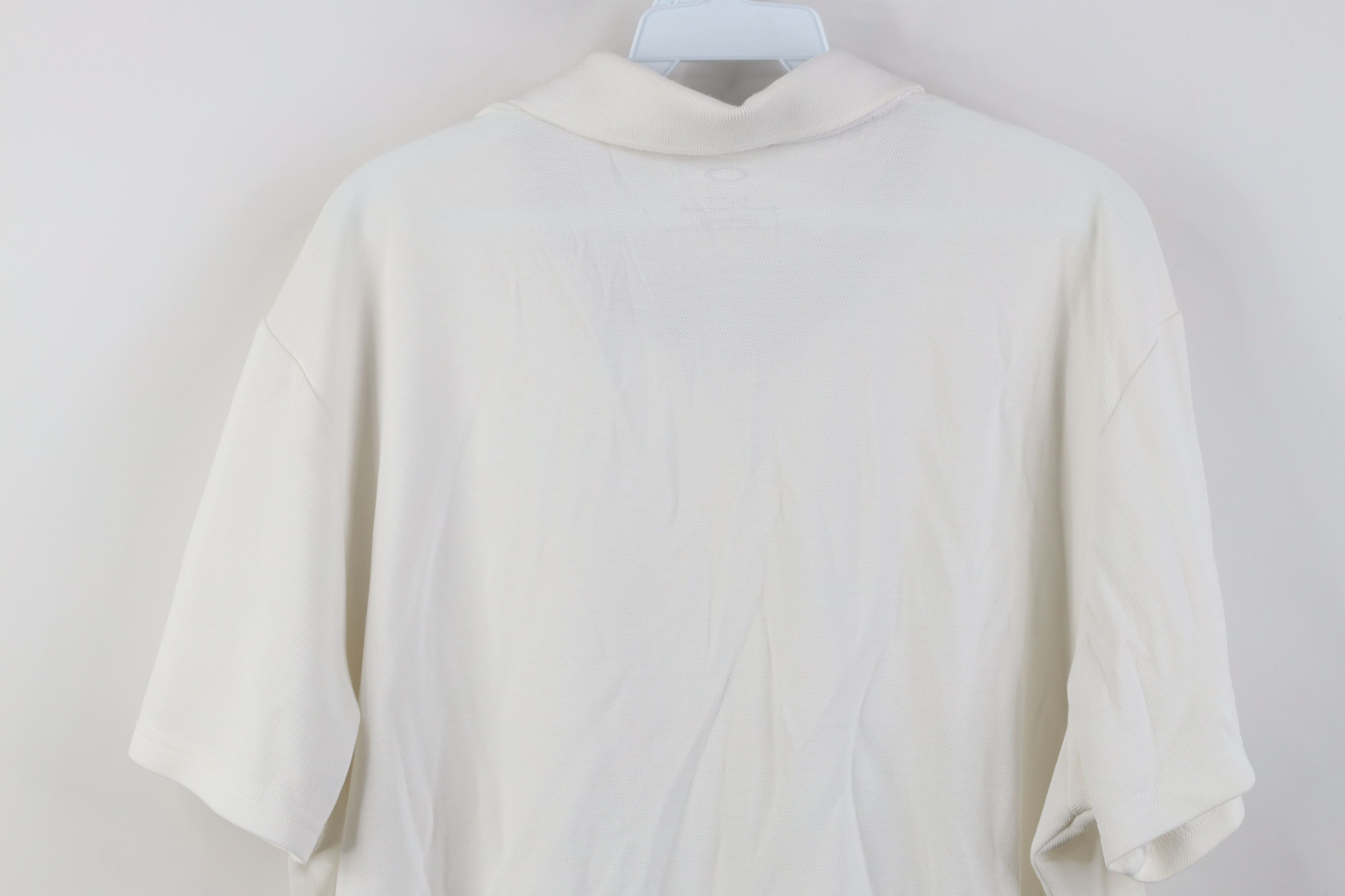 Oakley Vintage Y2K Oakley O Logo Knit Collared Polo Shirt White Size US XXL / EU 58 / 5 - 14 Thumbnail