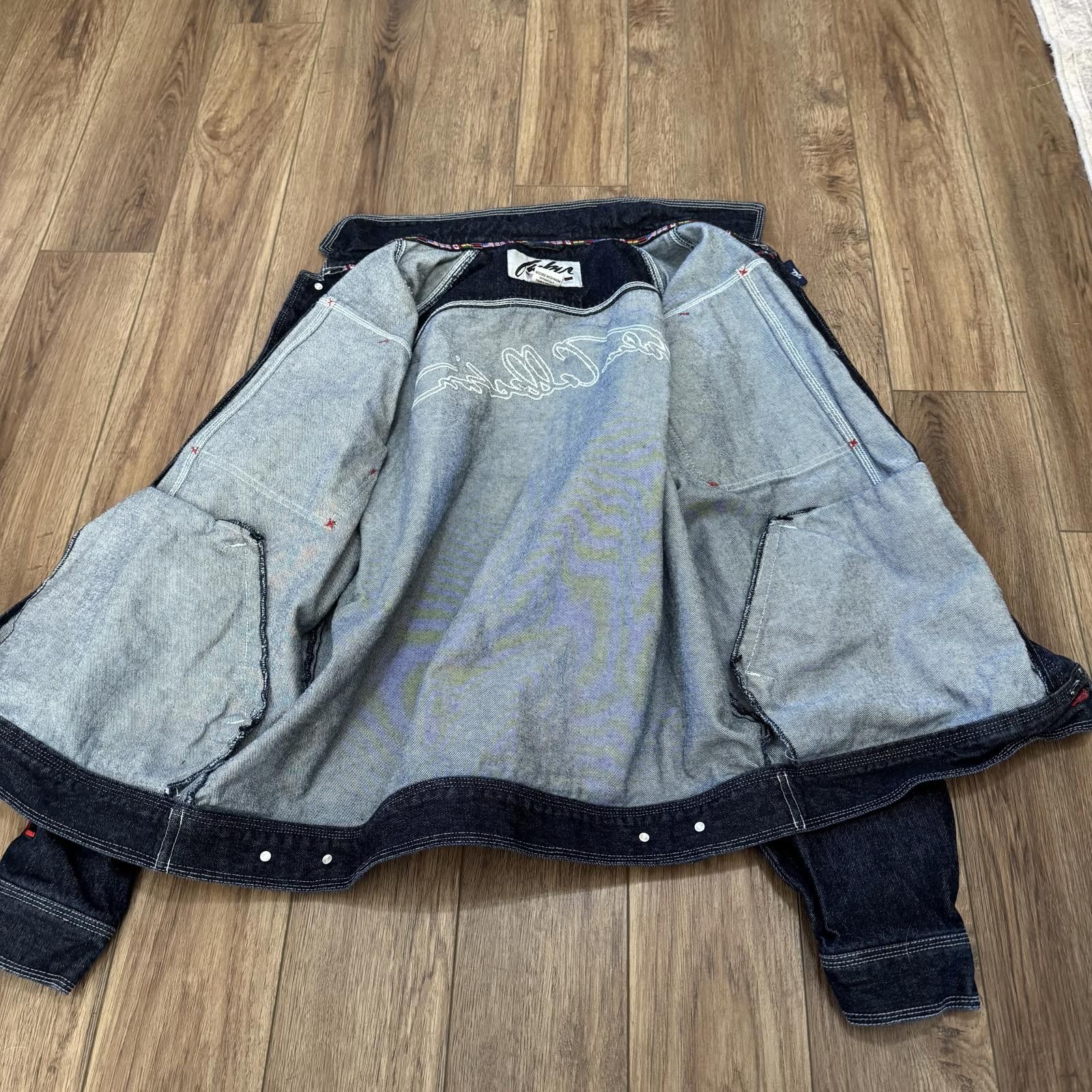 Fubu Vintage Fubu Denim Jacket International Hip Hop Rap Size US XXL / EU 58 / 5 - 4 Thumbnail