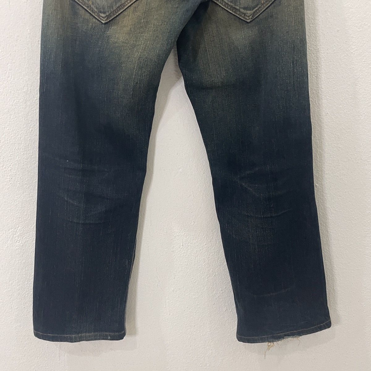 Edwin Vintage Edwin Cowboy Motive Distressed Denim Jeans Size US 30 / EU 46 - 4 Thumbnail