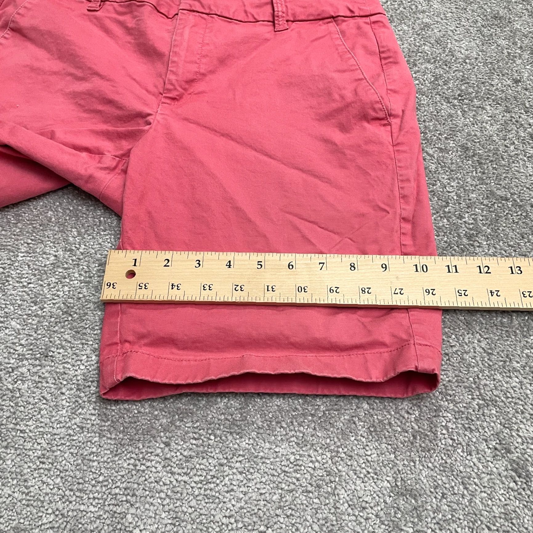 J.Crew J. Crew Chino Shorts Womens 8 Pink Cotton Pockets Mid Rise Casual Outdoor 33x9 Size 30" / US 8 / IT 44 - 5 Thumbnail