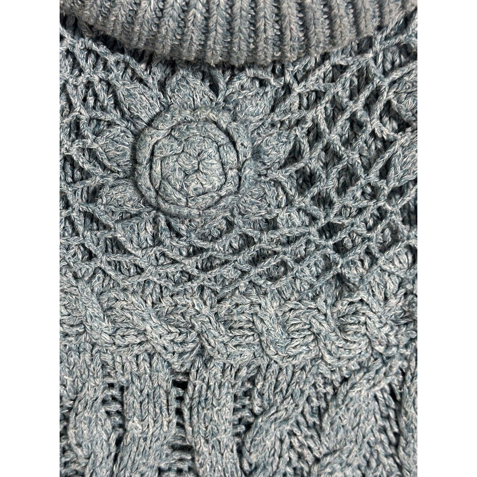 Other Vtg 90s Shenanigans Hand Knit Sweater M Cottagecore Grandma Size M / US 6-8 / IT 42-44 - 5 Thumbnail