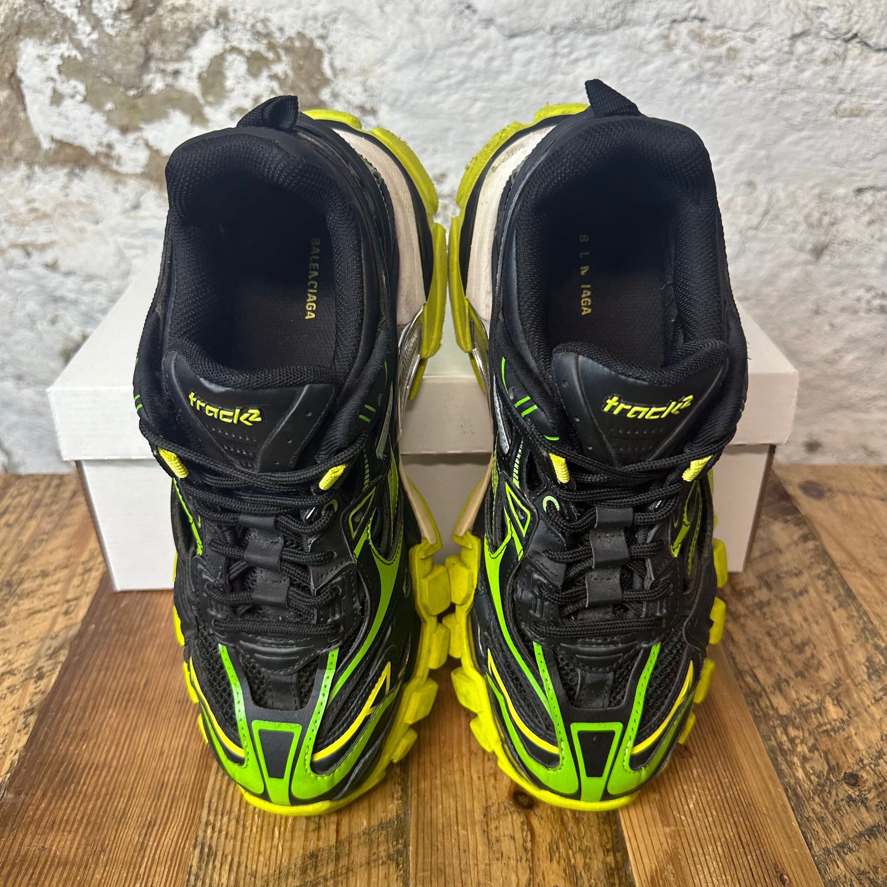 Balenciaga Balenciaga Track 2 Black Neon Green Sz 6 (39) Size US 6 / EU 39 - 3 Thumbnail