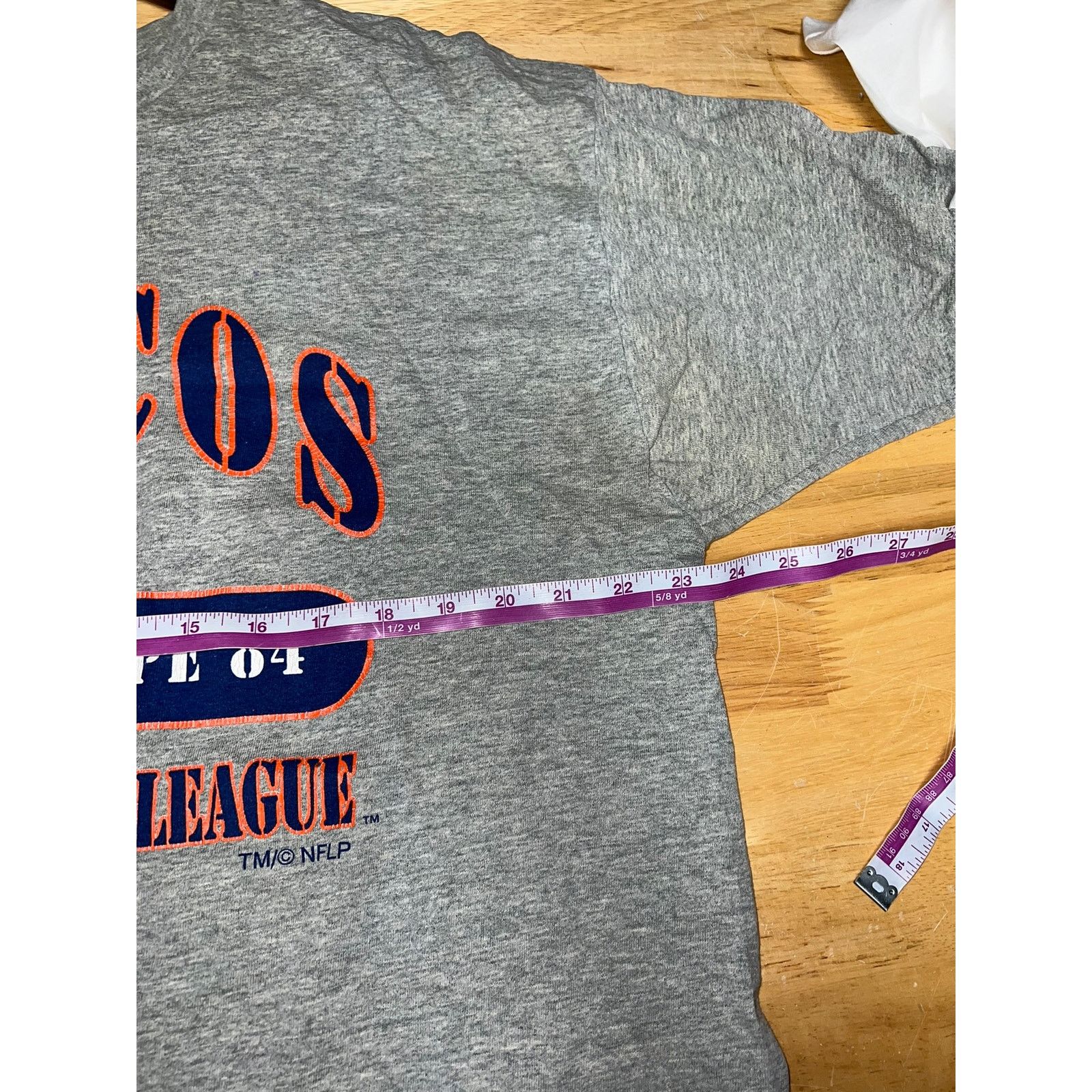 NFL Vintage Shannon Sharpe Denver Broncos Shirt #84 Tee Worn 90s Size US L / EU 52-54 / 3 - 11 Thumbnail