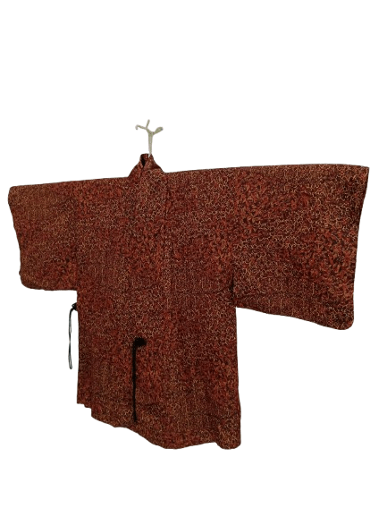 Komono Kimono Haori Flower Motif Japanese Traditional Wear Size XL / US 12-14 / IT 48-50 - 5 Thumbnail