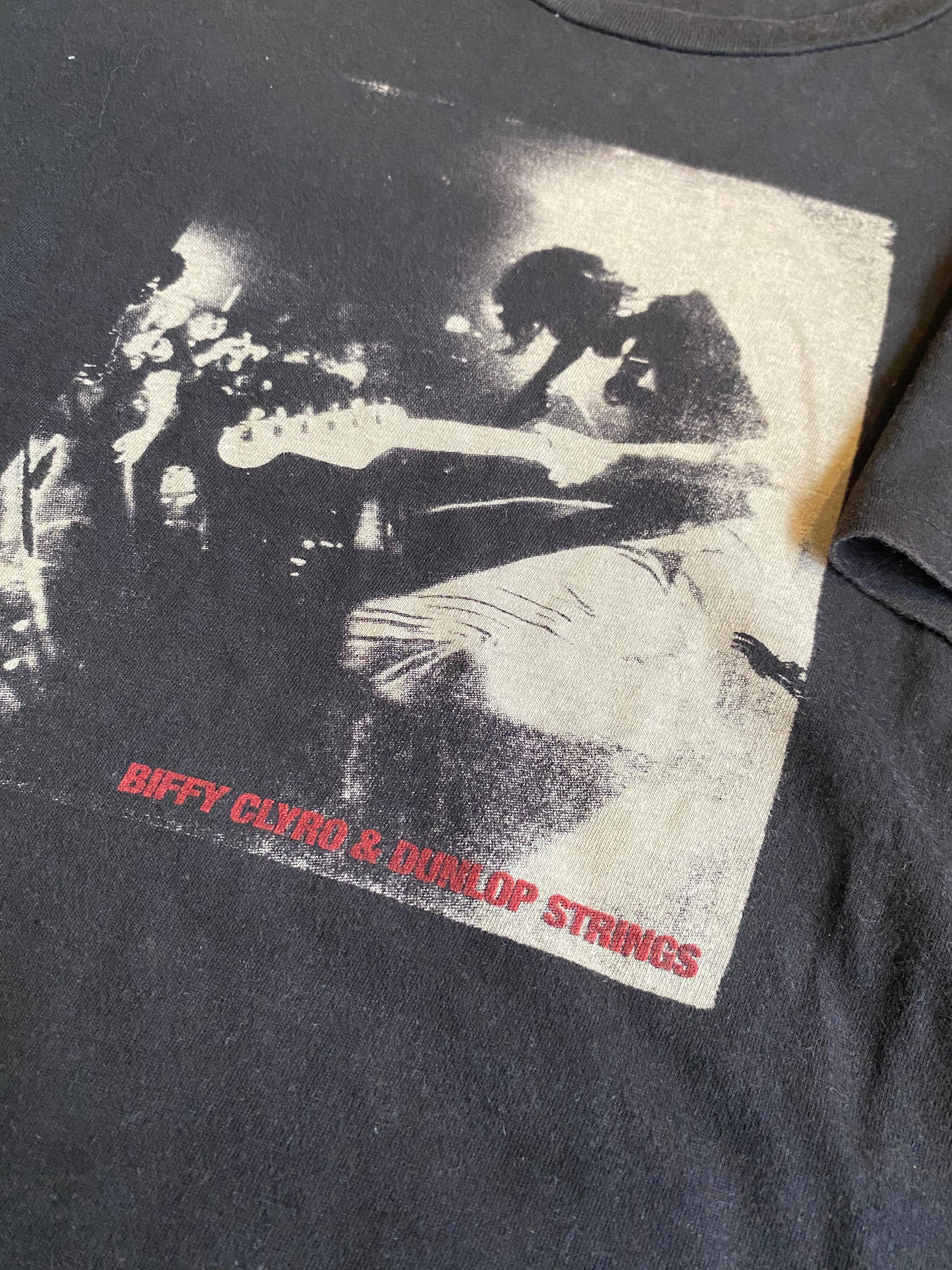 Band Tees Rare 00s Biffy Clyro & Dunlop Strings promo T-shirt Size US M / EU 48-50 / 2 - 3 Thumbnail