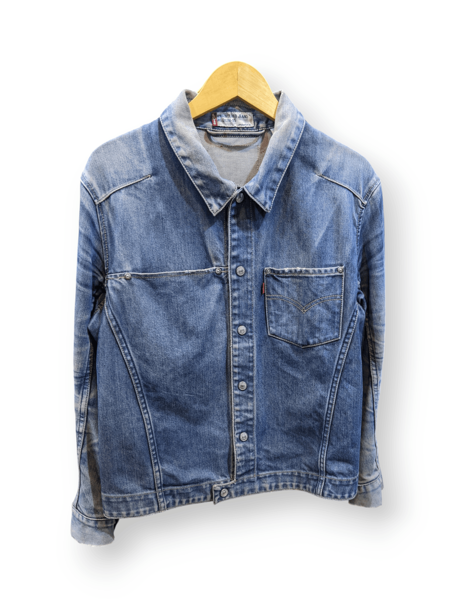 Levi's Distressed Levi's Engineered Trucker Jeans Size US M / EU 48-50 / 2 - 1 Thumbnail