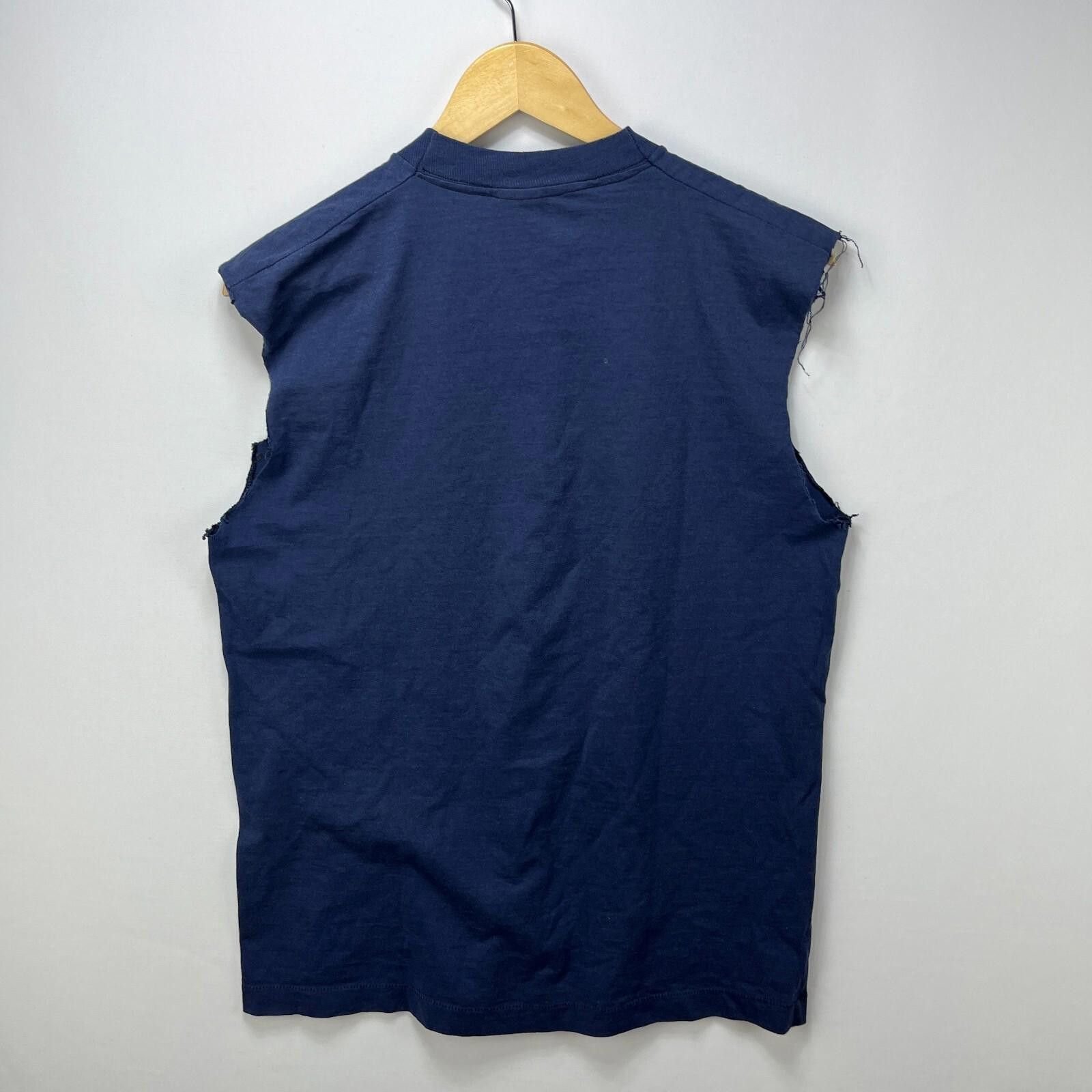 Fruit Of The Loom Vintage '90s Skull Biker Style Sun Faded T-Shirt Large Size US L / EU 52-54 / 3 - 8 Thumbnail
