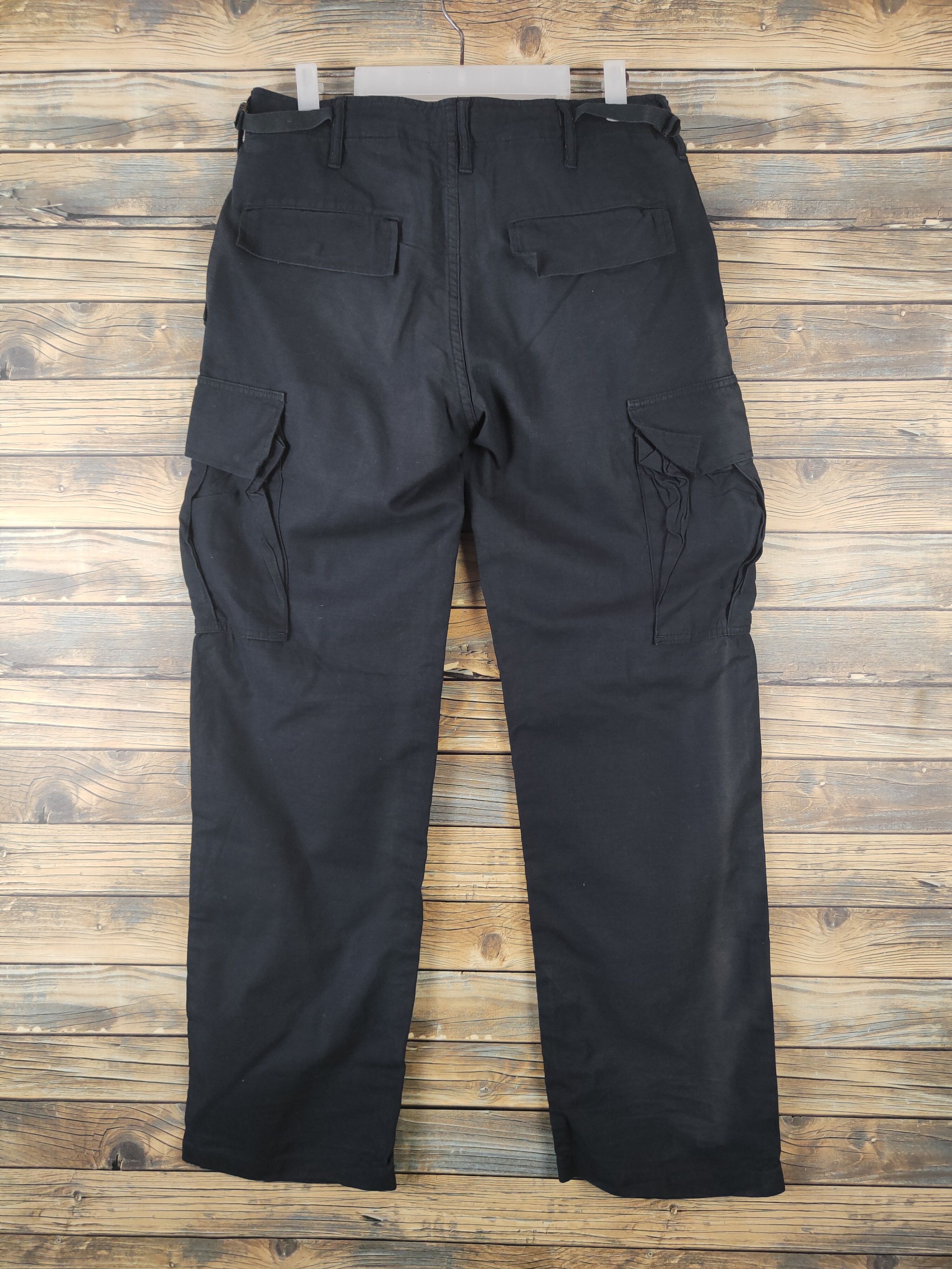 Japanese Brand DL B.Smith Black Multipocket Tactical Cargo Pants #1651 Size US 31 - 7 Thumbnail