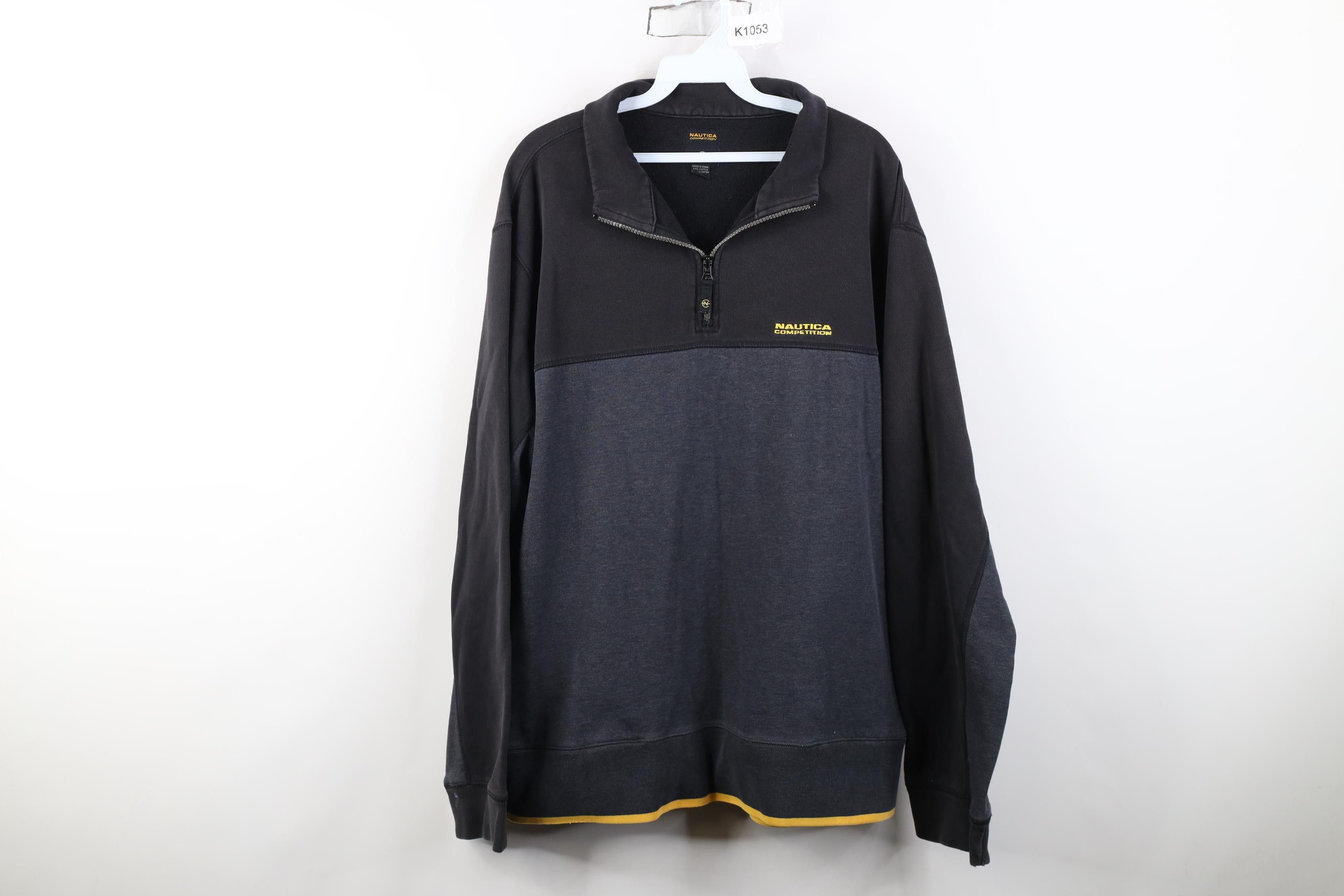 Nautica Vintage 90s Nautica Competition 1/4 Zip Pullover Sweatshirt Size US XL / EU 56 / 4 - 1 Thumbnail