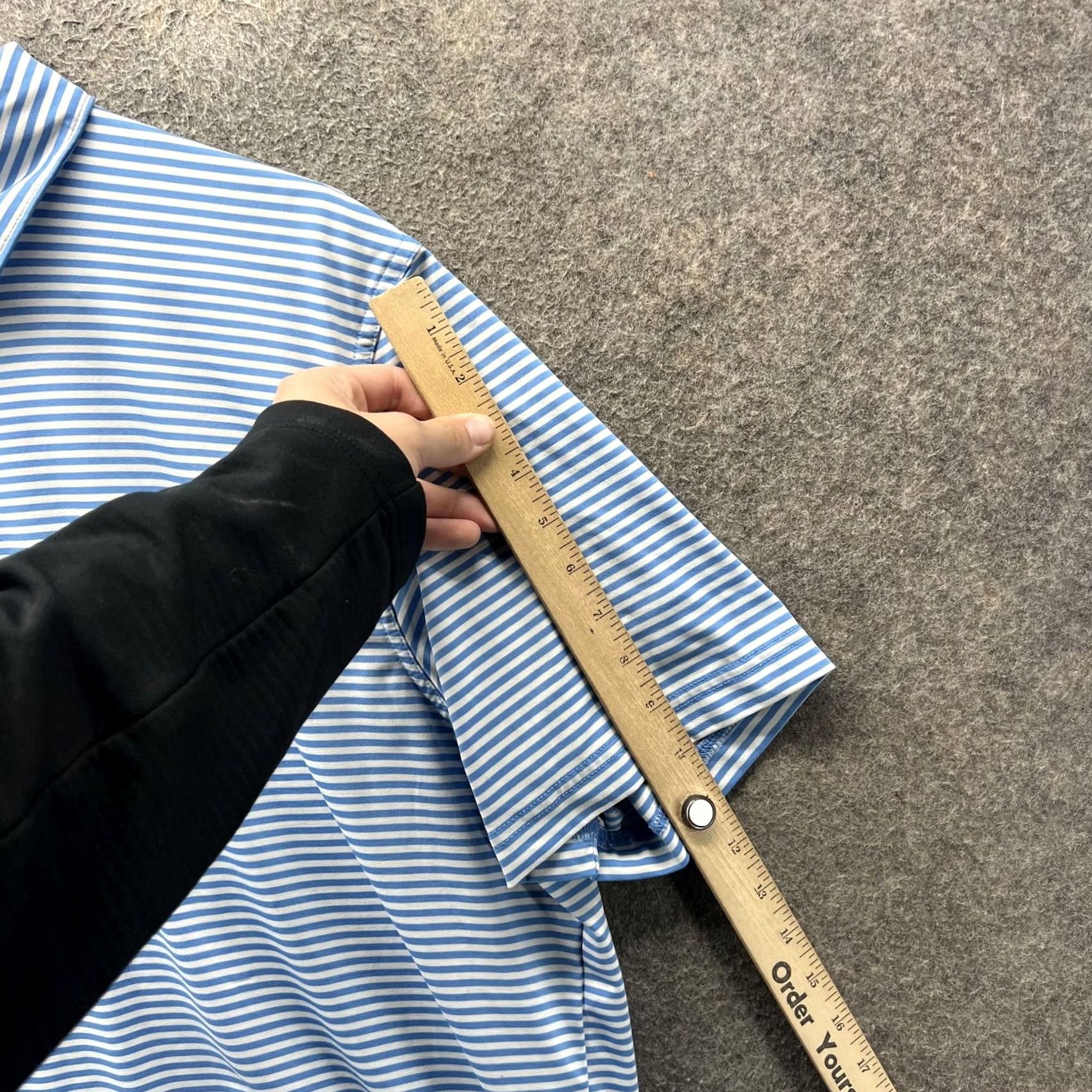 Vineyard Vines Vineyard Vines Polo Shirt Mens XL Blue Stripe Golf Performance Short Sleeve Casual Size US XL / EU 56 / 4 - 7 Thumbnail