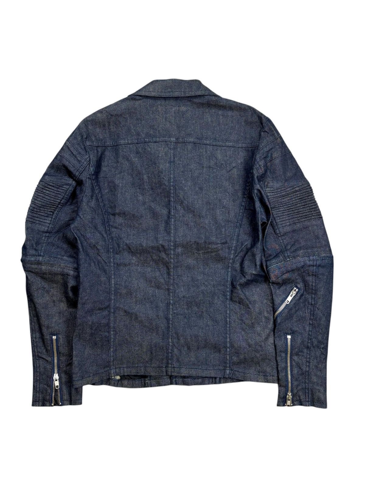 Isamu Katayama Backlash 2000s Black by Vanquish - Rider Denim Jacket Size US M / EU 48-50 / 2 - 4 Thumbnail