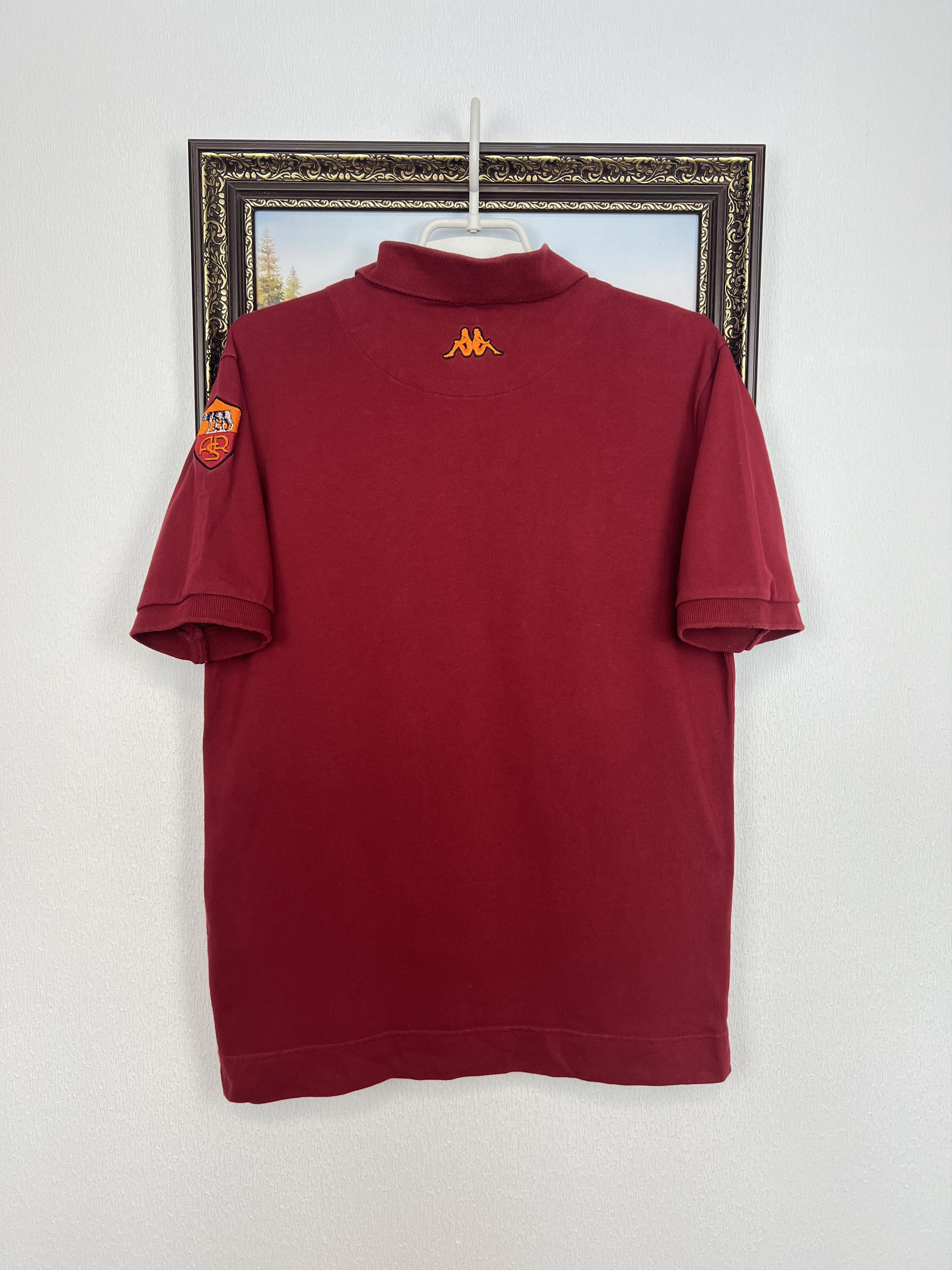 Kappa Vintage Kappa AS Roma Football Jersey Soccer Polo Tee Size US S / EU 44-46 / 1 - 12 Thumbnail