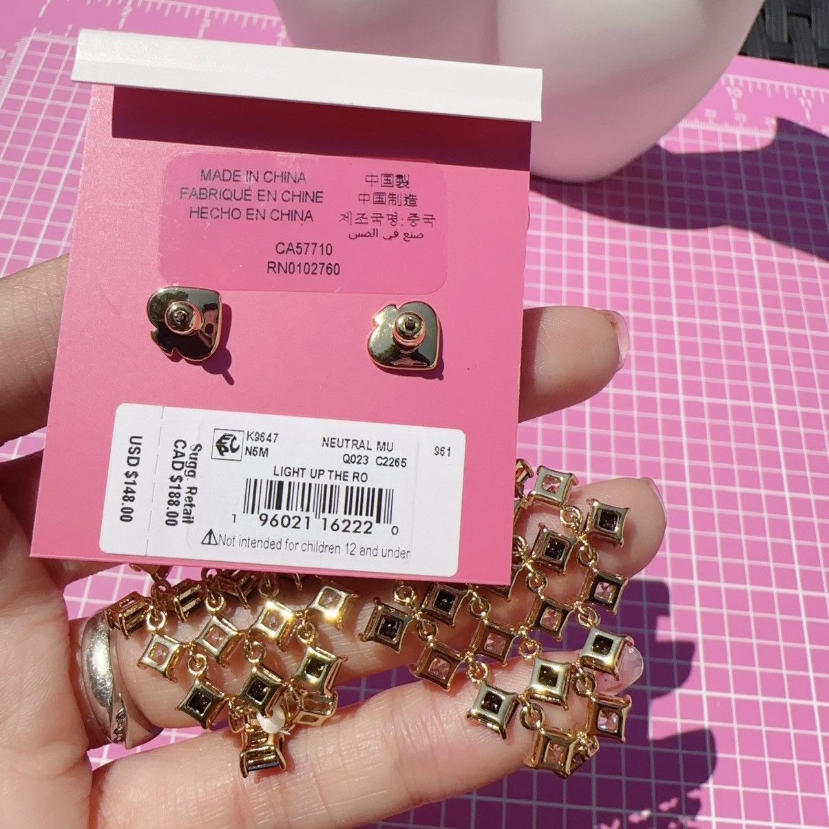 Kate Spade $148 Kate Spade Mash Earrings Diamonds Light Up The Room Size ONE SIZE - 6 Thumbnail